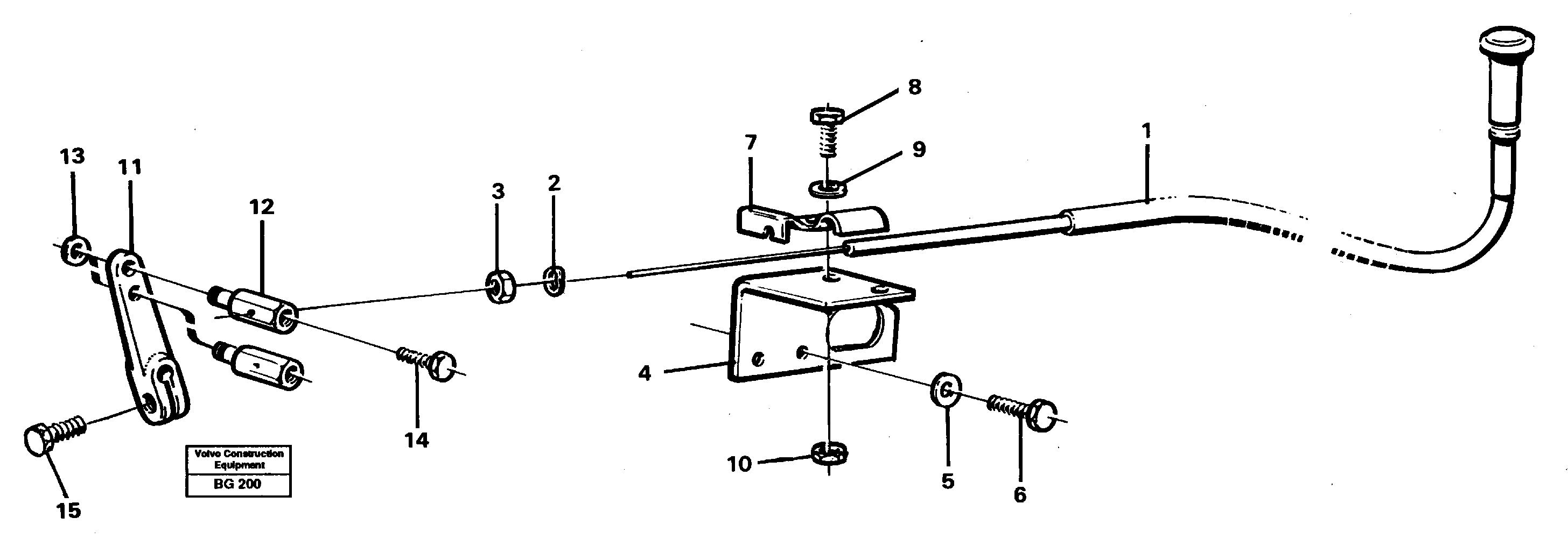 Схема запчастей Volvo A40 - 35329 Stop control A40 VOLVO BM VOLVO BM A40 SER NO - 1151/- 60026