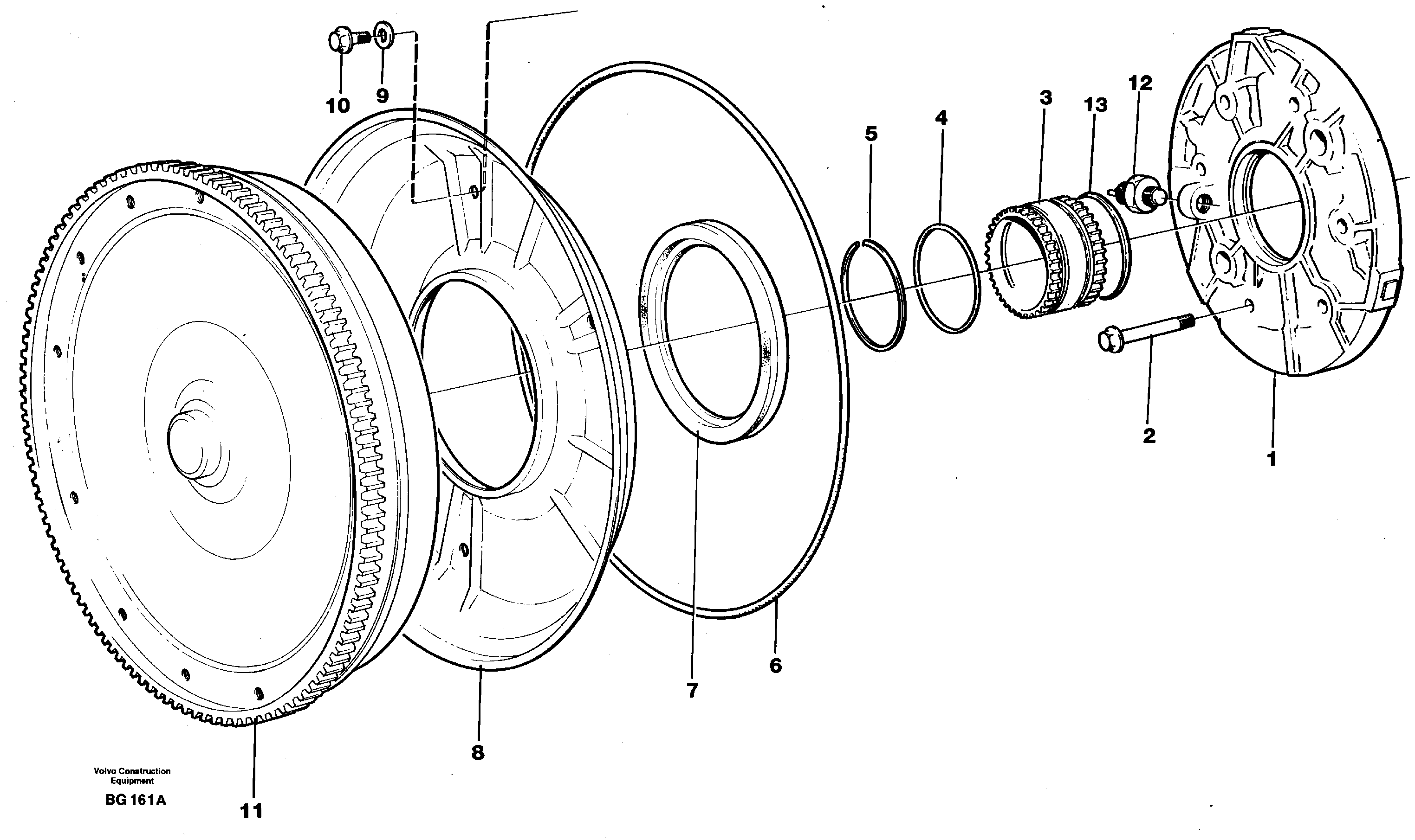 Схема запчастей Volvo A40 - 41375 Torque converter and oil pump A40 VOLVO BM VOLVO BM A40 SER NO - 1151/- 60026