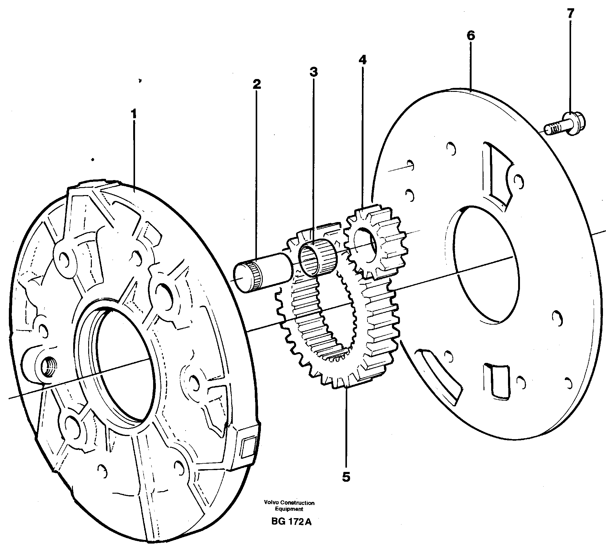 Схема запчастей Volvo A40 - 13997 Насос масляный A40 VOLVO BM VOLVO BM A40 SER NO - 1151/- 60026