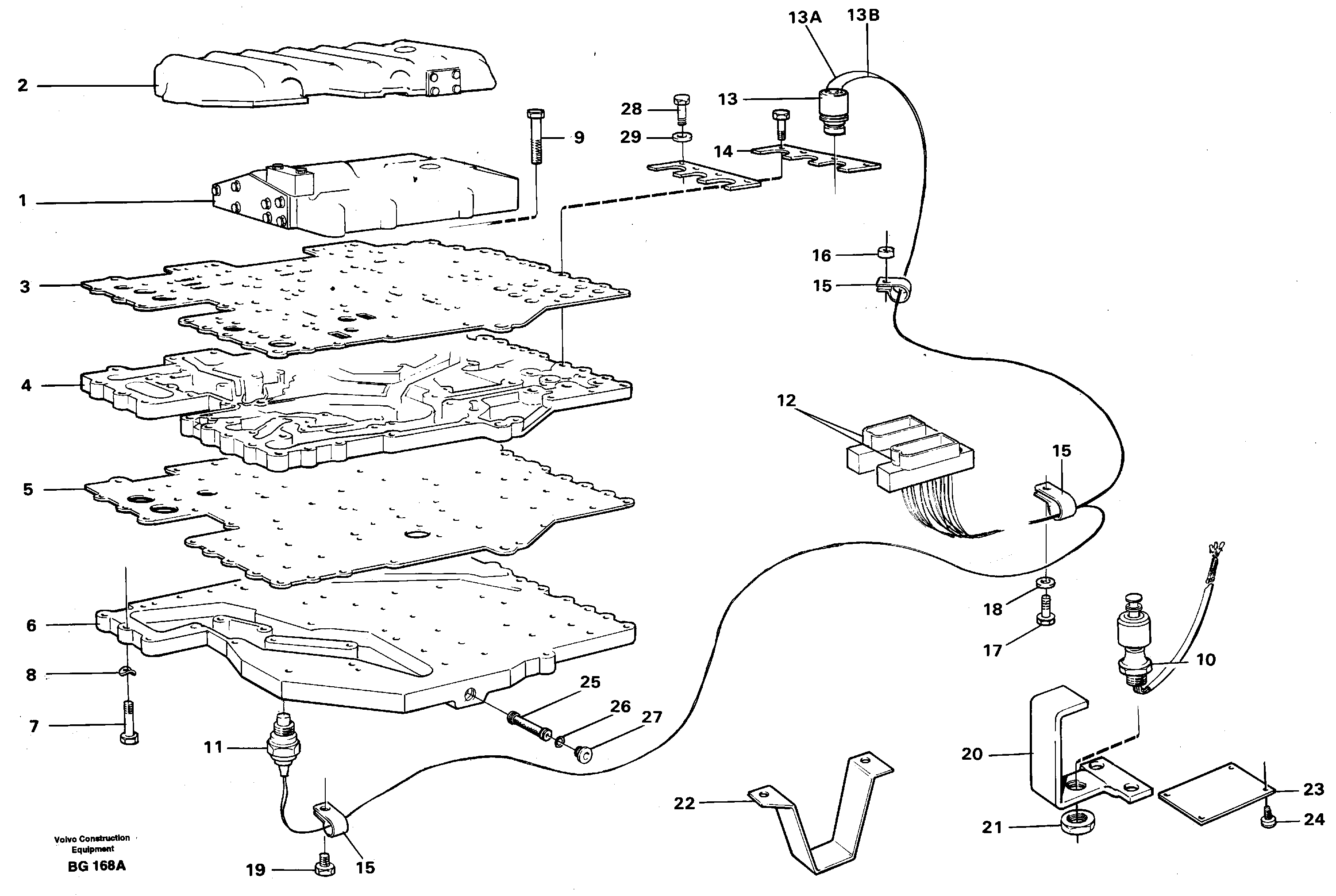 Схема запчастей Volvo A40 - 52236 Система управления A40 VOLVO BM VOLVO BM A40 SER NO - 1151/- 60026
