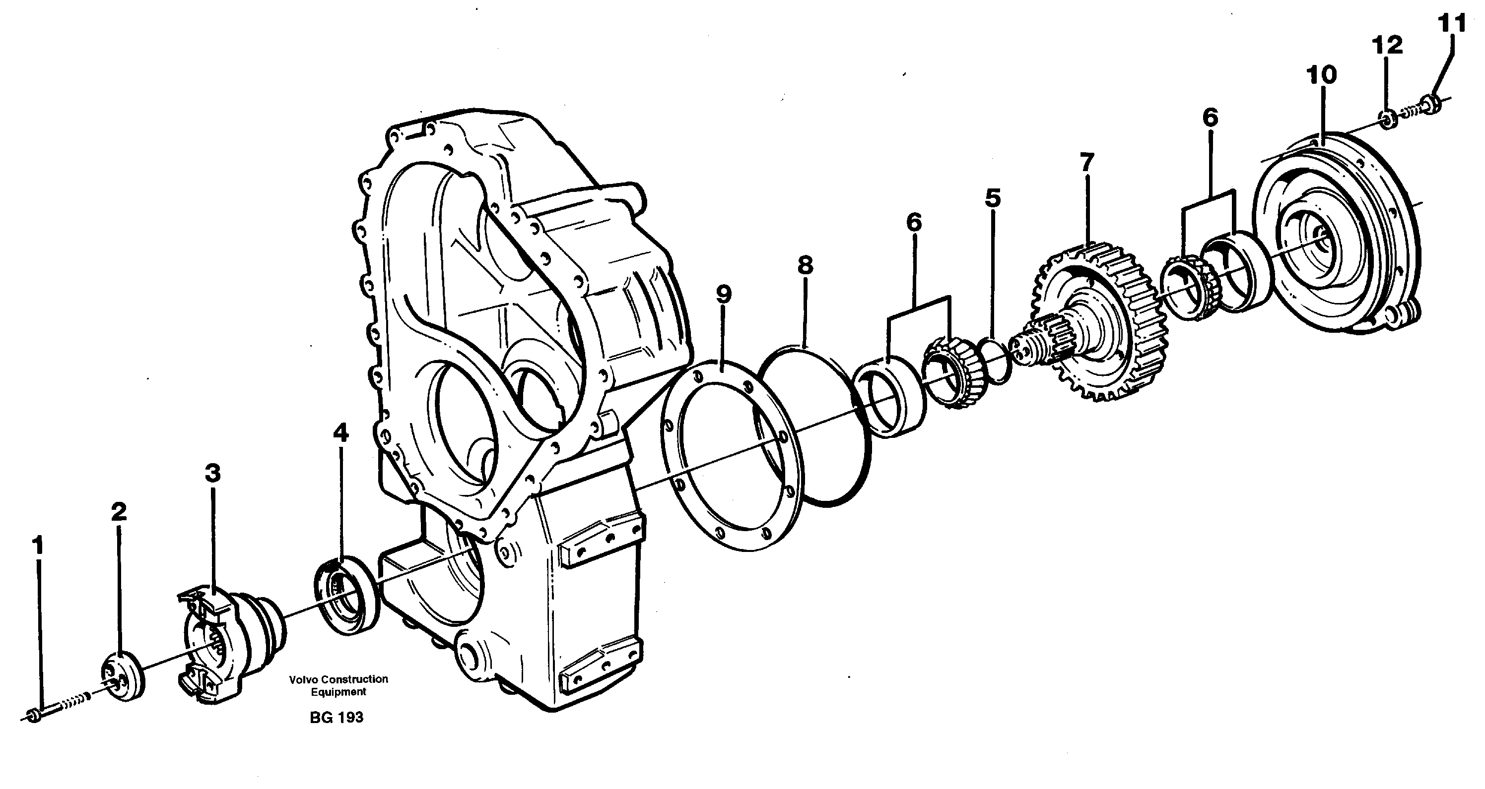 Схема запчастей Volvo A40 - 18249 Lower shaft A40 VOLVO BM VOLVO BM A40 SER NO - 1151/- 60026