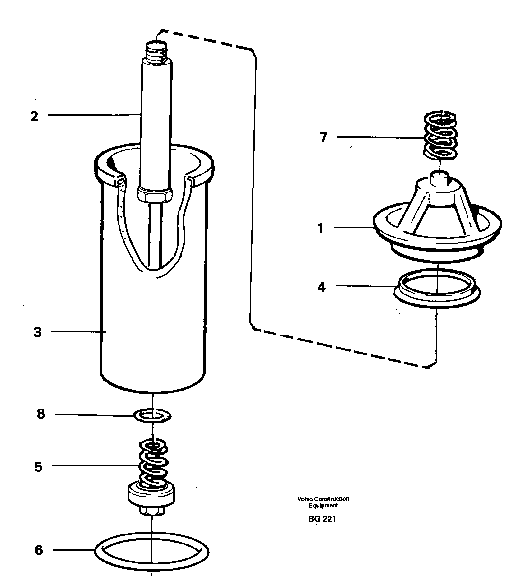 Схема запчастей Volvo A40 - 28450 Фильтр масляный A40 VOLVO BM VOLVO BM A40 SER NO - 1151/- 60026