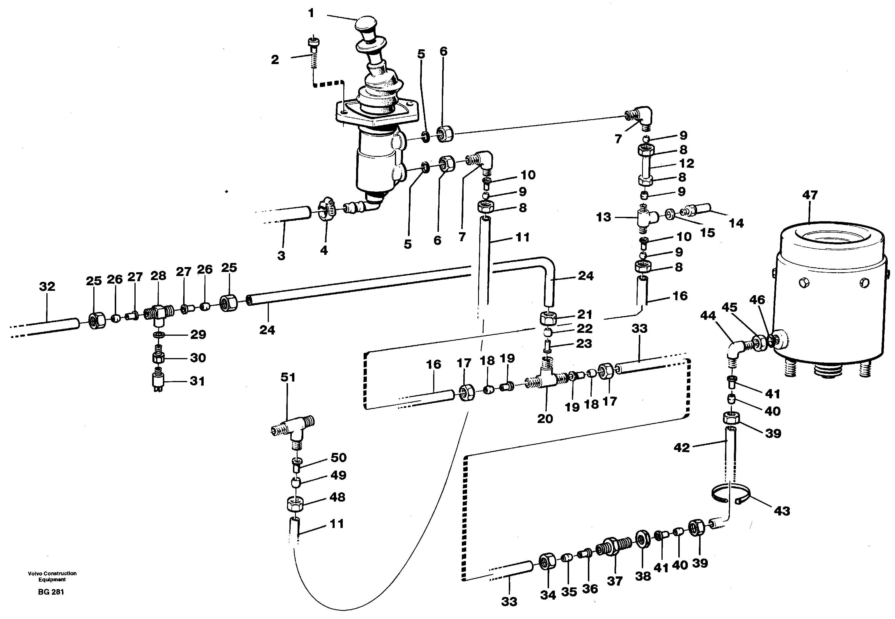 Схема запчастей Volvo A40 - 78097 Parking brake A40 VOLVO BM VOLVO BM A40 SER NO - 1151/- 60026