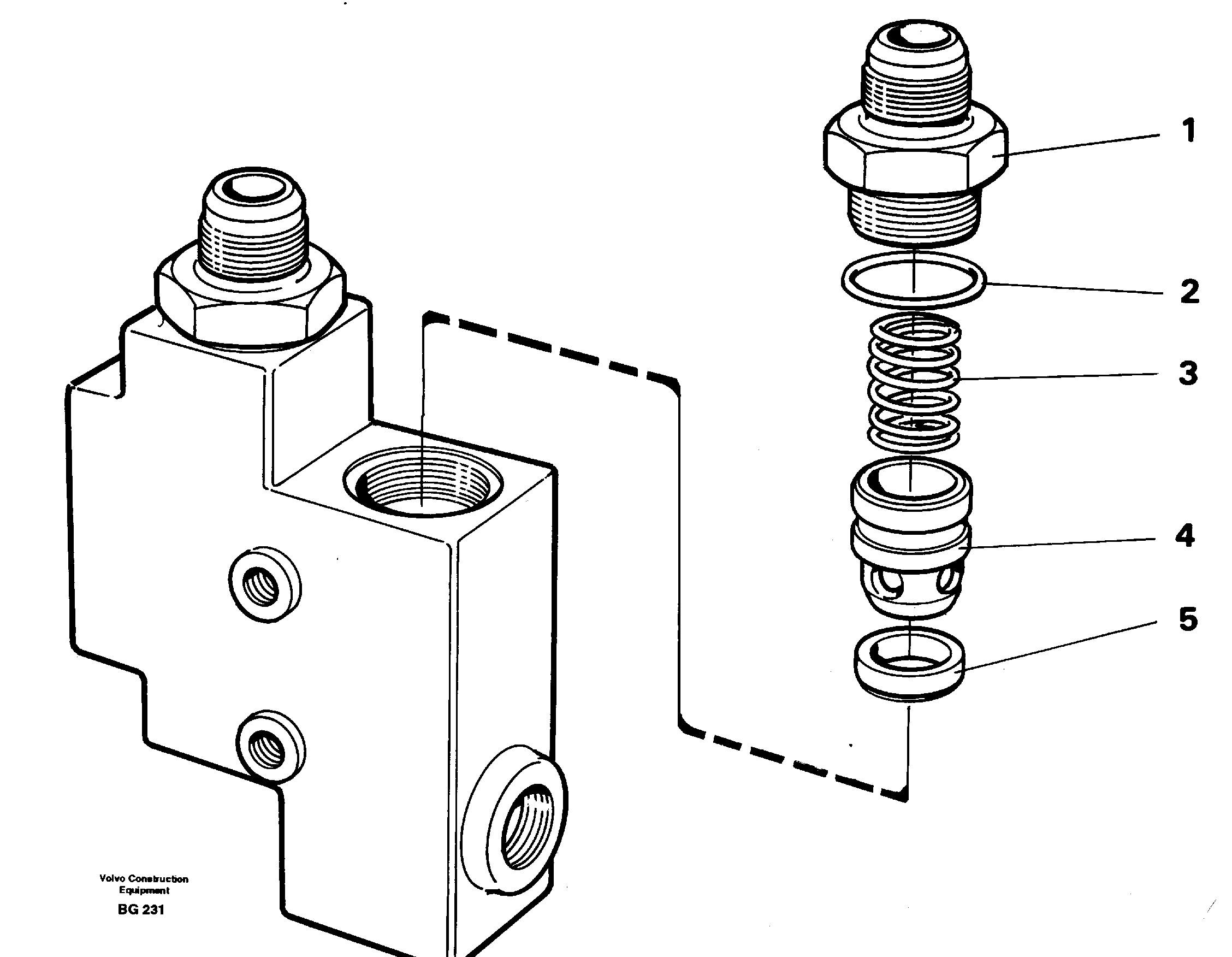 Схема запчастей Volvo A40 - 16879 Клапан обратный A40 VOLVO BM VOLVO BM A40 SER NO - 1151/- 60026