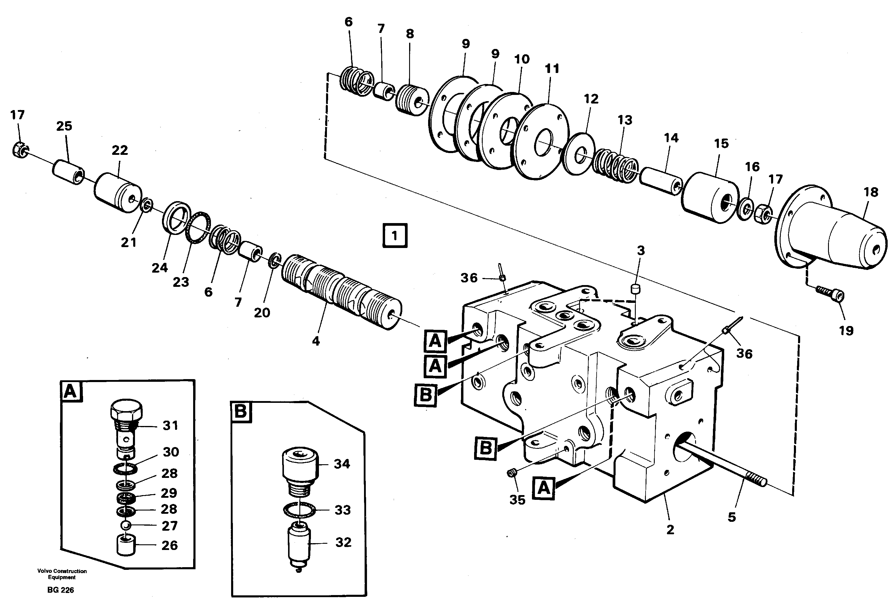 Схема запчастей Volvo A40 - 71620 Steering unit A40 VOLVO BM VOLVO BM A40 SER NO - 1151/- 60026