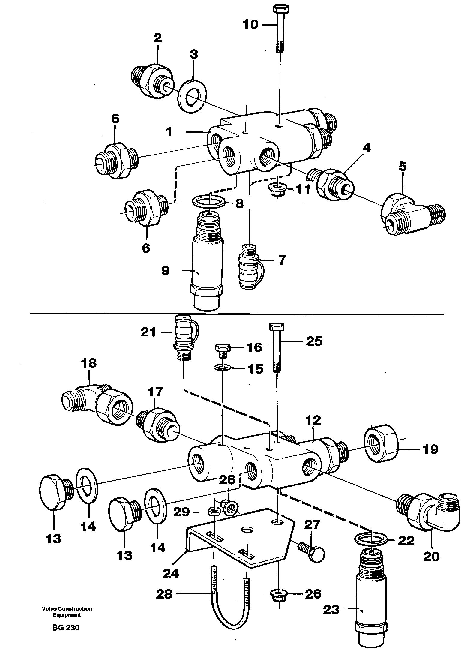 Схема запчастей Volvo A40 - 91949 Check valve with fitting parts A40 VOLVO BM VOLVO BM A40 SER NO - 1151/- 60026