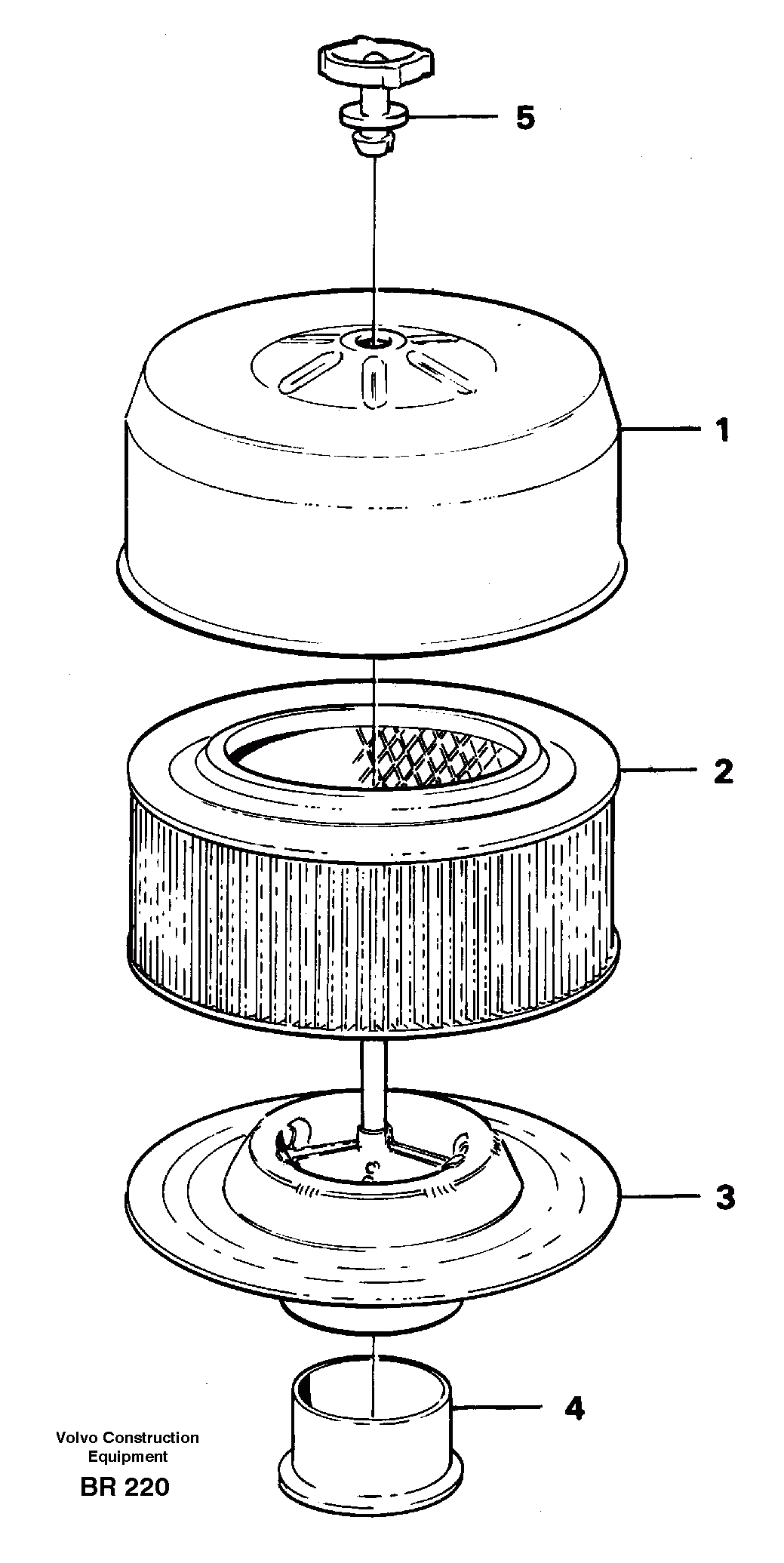 Схема запчастей Volvo A40 - 16228 Фильтр топливный A40 SER NO 1201-, SER NO USA 60101-
