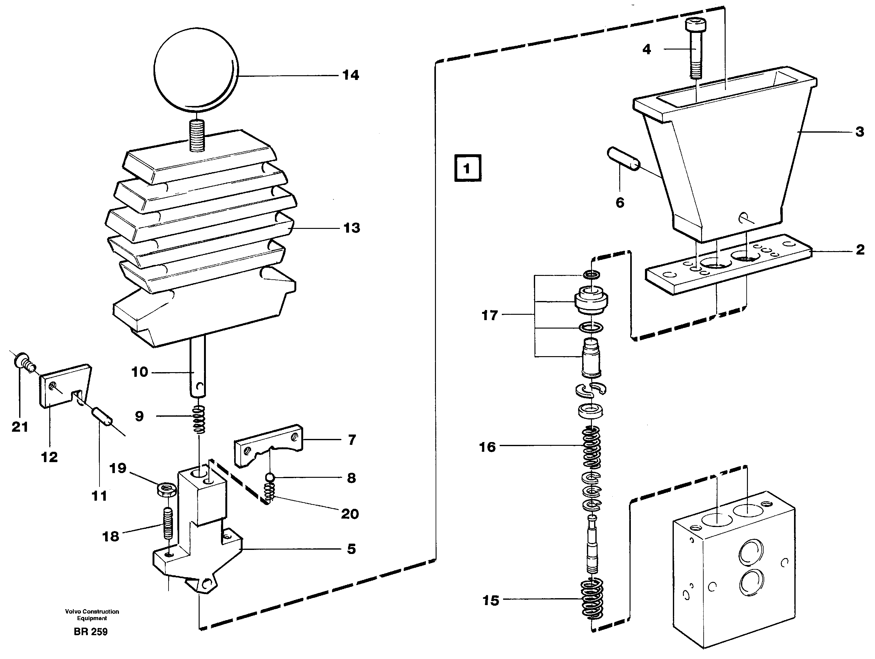 Схема запчастей Volvo A40 - 34290 Клапан регулирующий (распределительный) A40 SER NO 1201-, SER NO USA 60101-