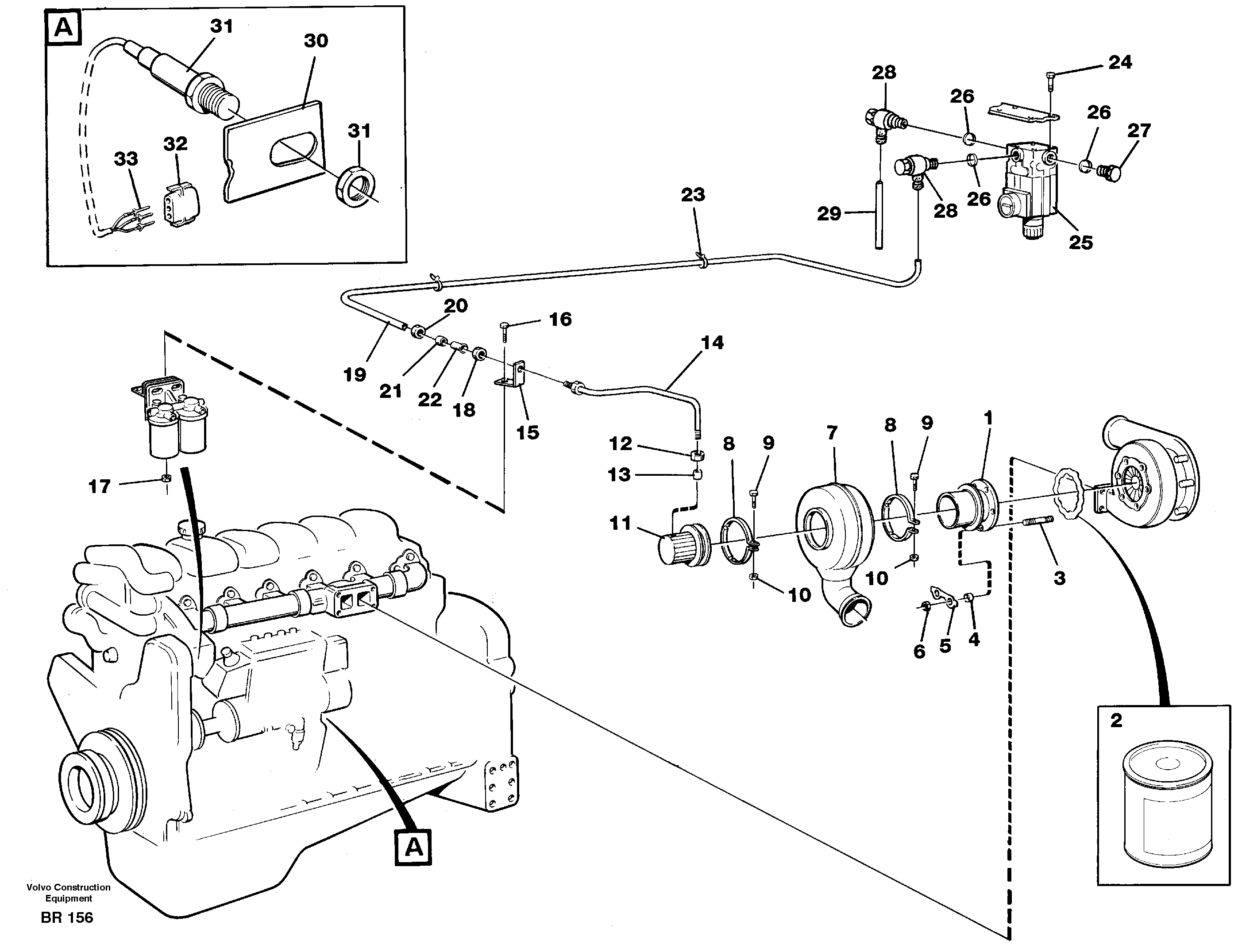 Схема запчастей Volvo A40 - 77920 Exhaust brake A40 SER NO 1201-, SER NO USA 60101-