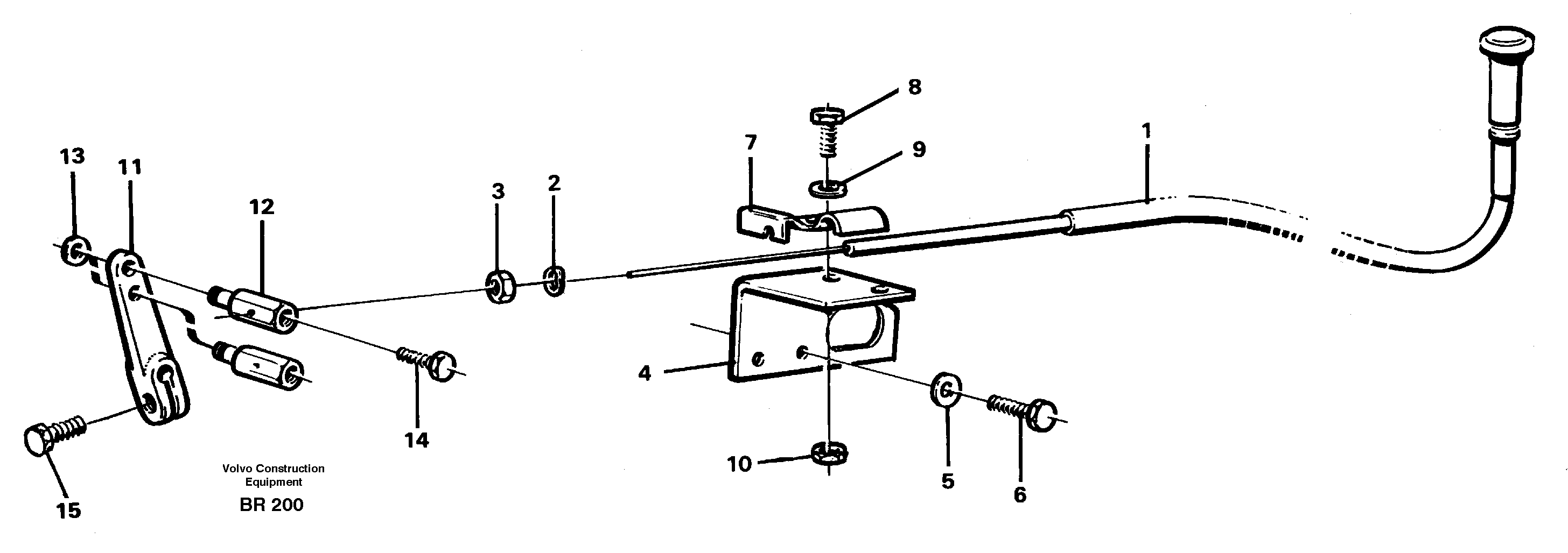 Схема запчастей Volvo A40 - 36590 Stop control A40 SER NO 1201-, SER NO USA 60101-