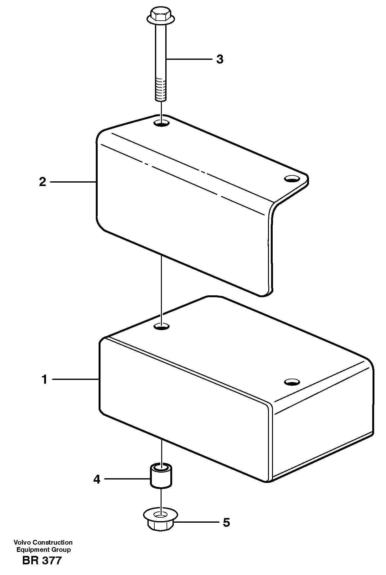 Схема запчастей Volvo A40 - 23757 Back-up warning unit A40 SER NO 1201-, SER NO USA 60101-