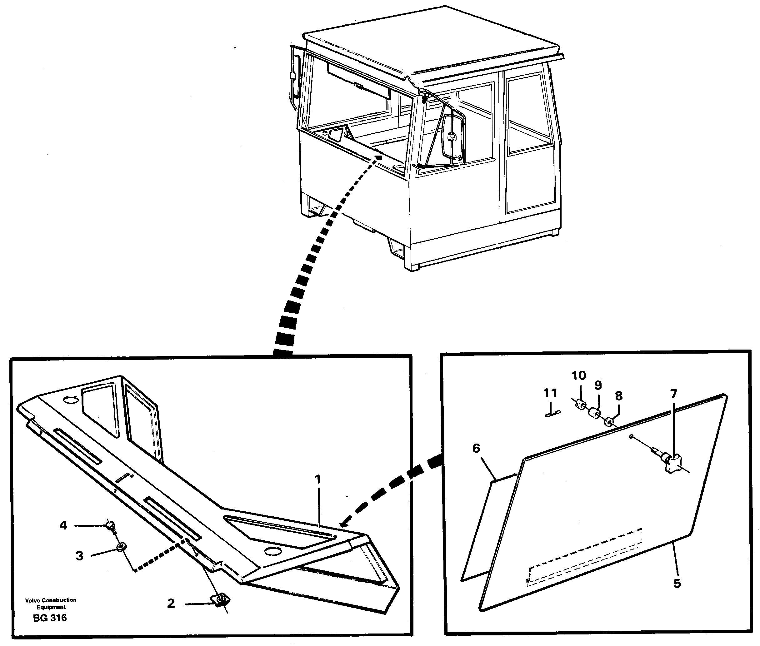 Схема запчастей Volvo A40 - 31468 Instrument panel A40 VOLVO BM VOLVO BM A40 SER NO - 1151/- 60026