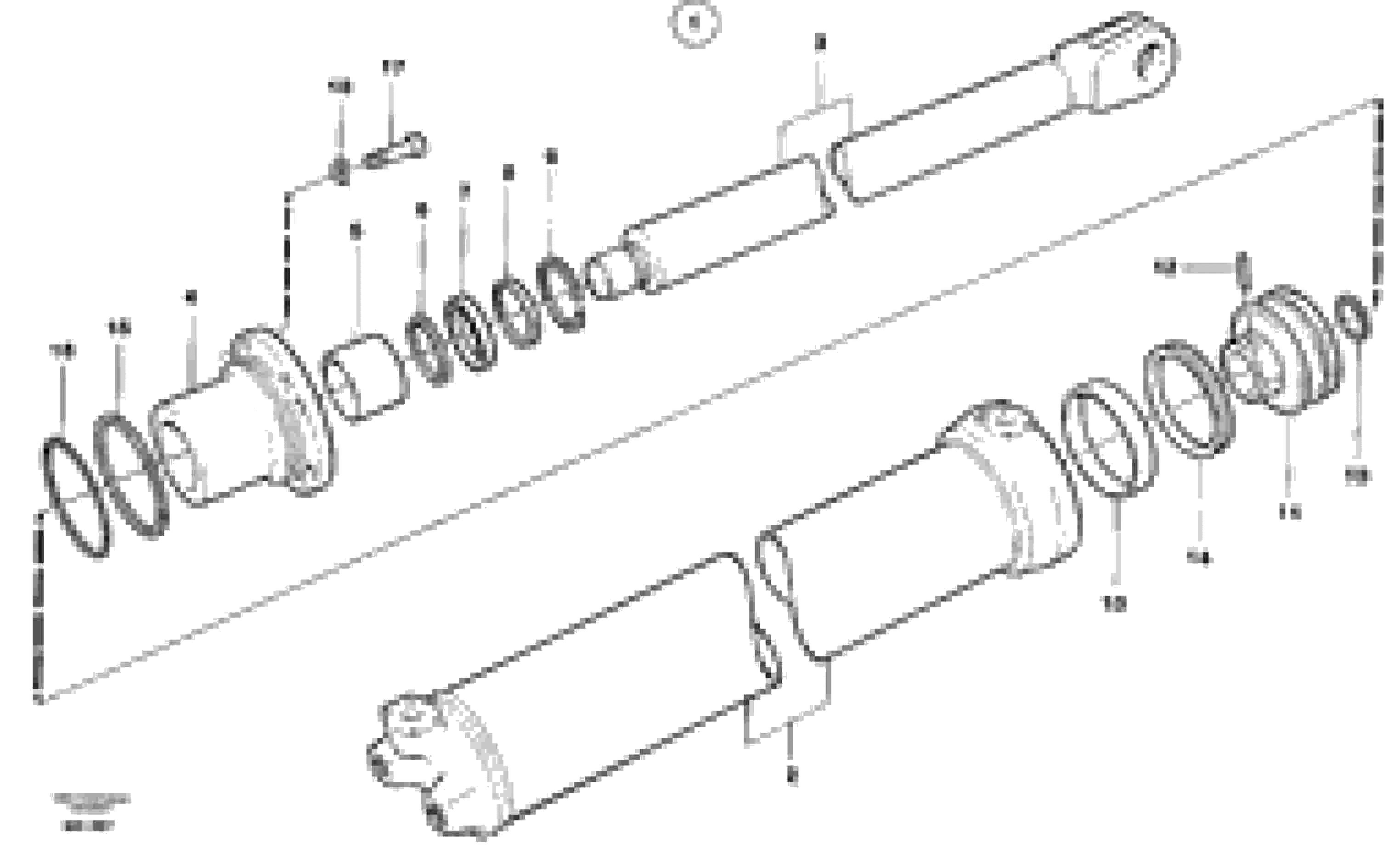Схема запчастей Volvo A40 - 36842 Цилиндр подъемный A40 VOLVO BM VOLVO BM A40 SER NO - 1151/- 60026