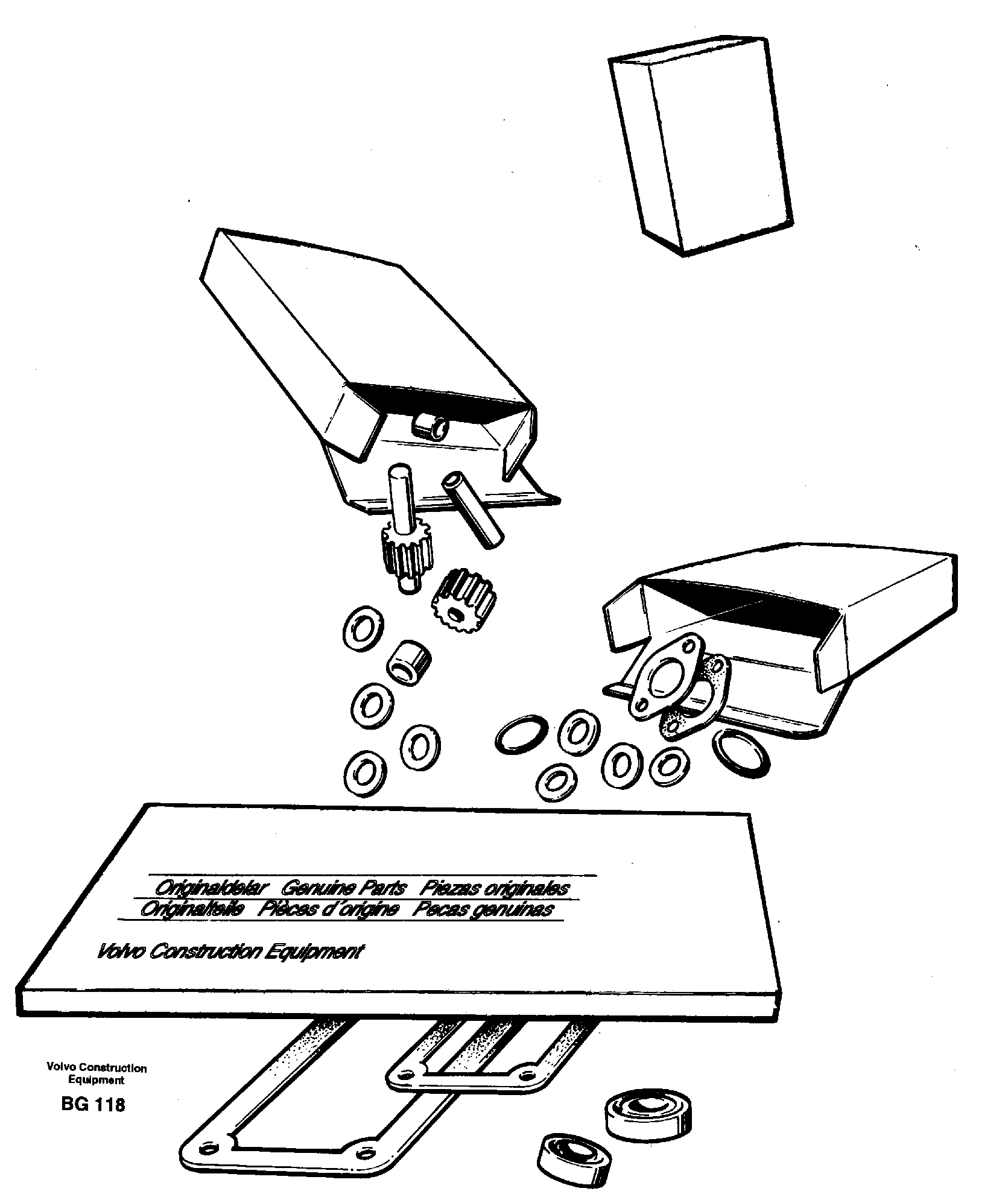 Схема запчастей Volvo A40 - 49483 Ремкомплект двигателя A40 VOLVO BM VOLVO BM A40 SER NO - 1151/- 60026