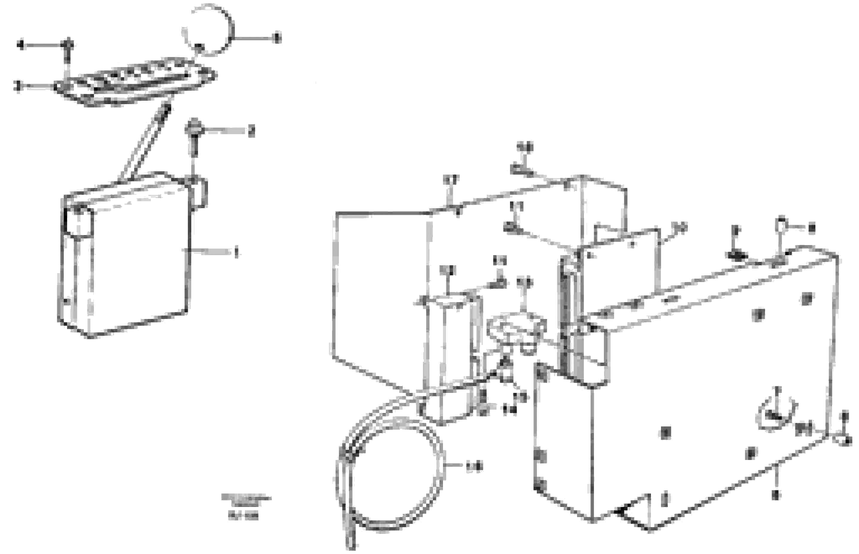Схема запчастей Volvo A30C - 10667 Control system, gear shift control A30C VOLVO BM VOLVO BM A30C SER NO - 2320/- 2275, USA