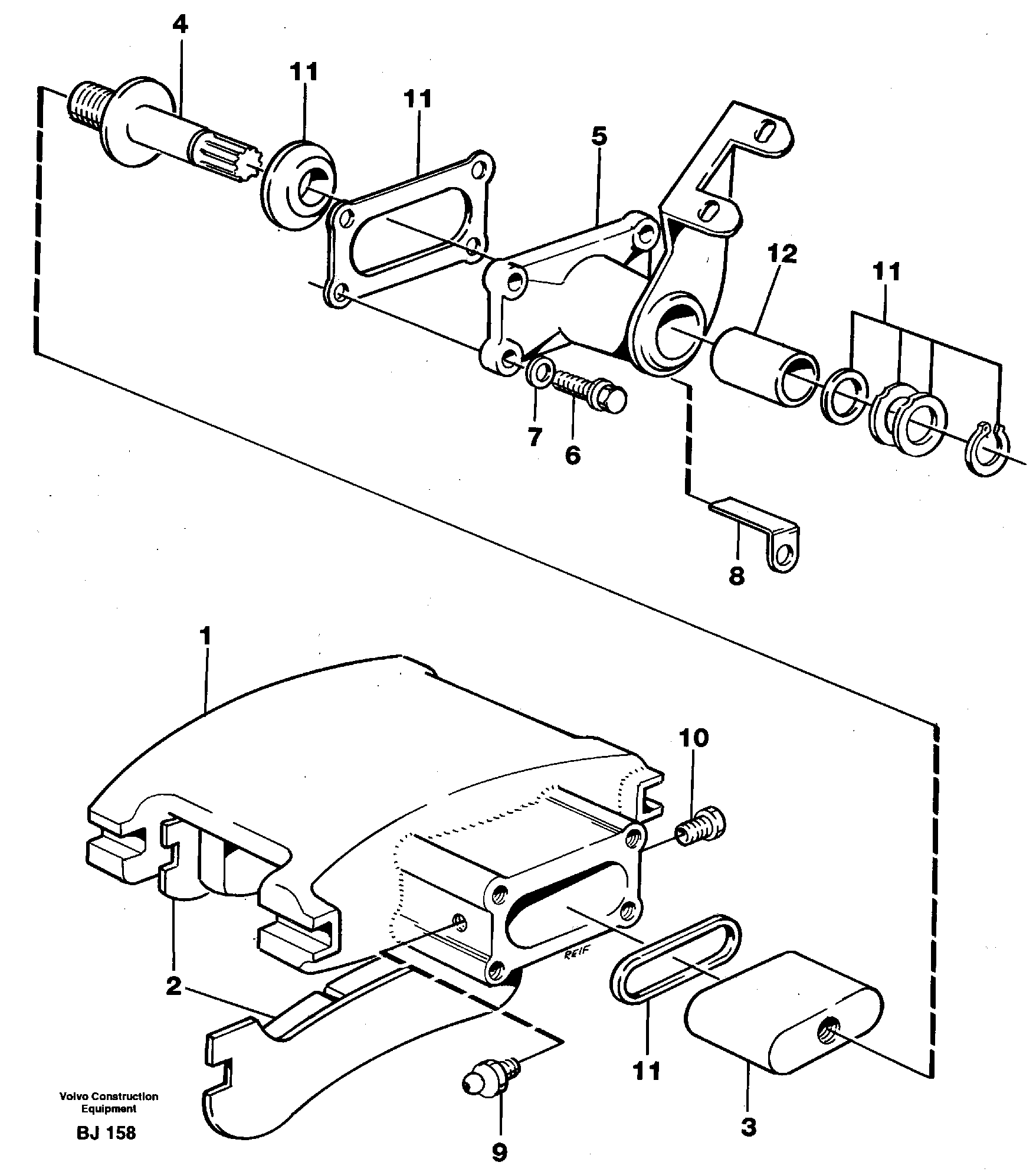 Схема запчастей Volvo A30C - 22759 Disc brake A30C VOLVO BM VOLVO BM A30C SER NO - 2320/- 2275, USA