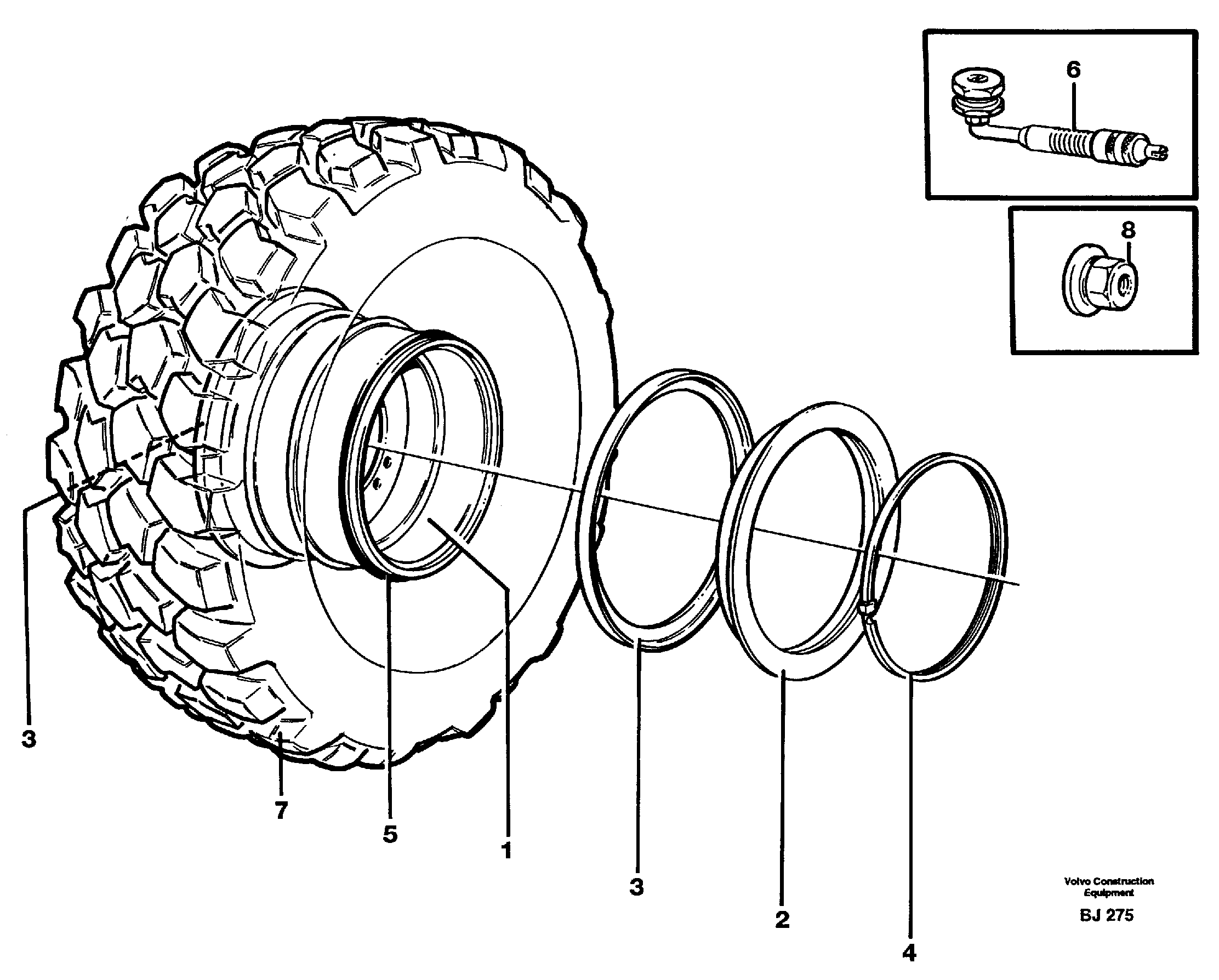 Схема запчастей Volvo A30C - 22778 Wheel A30C VOLVO BM VOLVO BM A30C SER NO - 2320/- 2275, USA