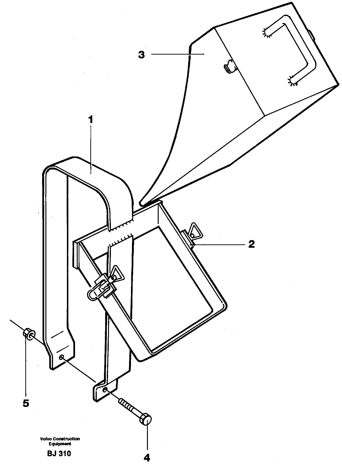 Схема запчастей Volvo A30C - 87151 Stop block for wheel A30C VOLVO BM VOLVO BM A30C SER NO - 2320/- 2275, USA