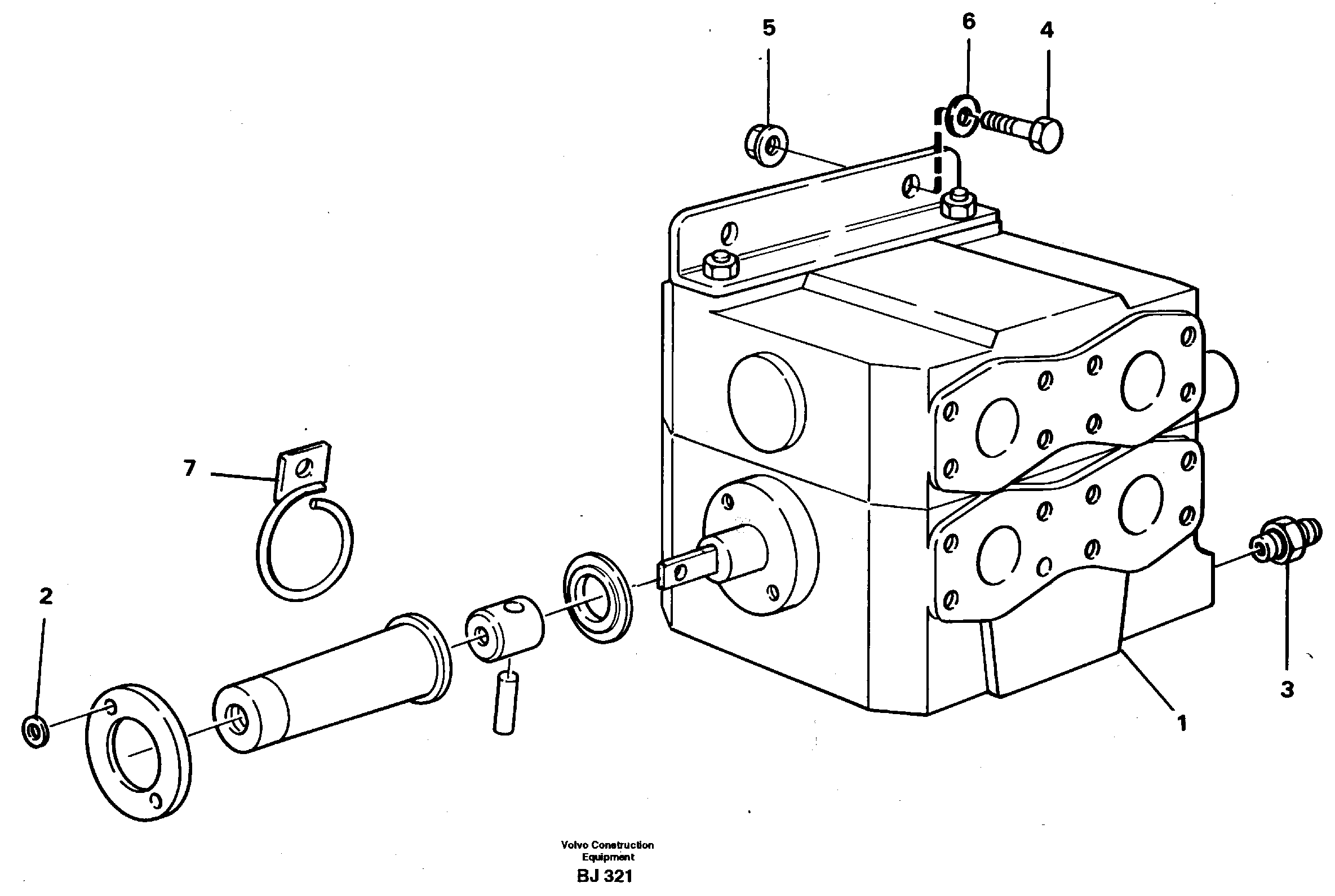 Схема запчастей Volvo A30C - 14360 Tip valve with fitting parts A30C VOLVO BM VOLVO BM A30C SER NO - 2320/- 2275, USA