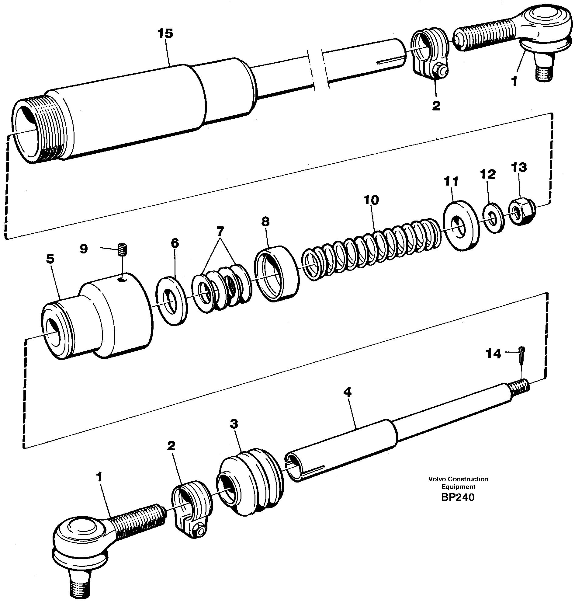 Схема запчастей Volvo A30C - 51338 Drag rod A30C