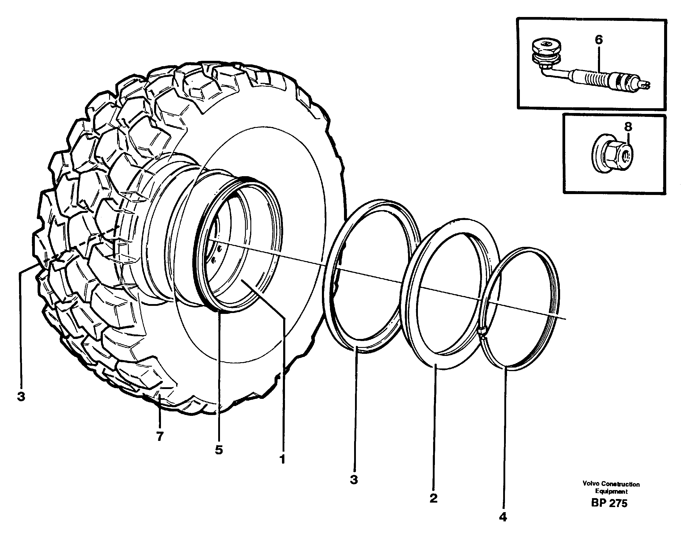 Схема запчастей Volvo A30C - 29486 Wheel A30C