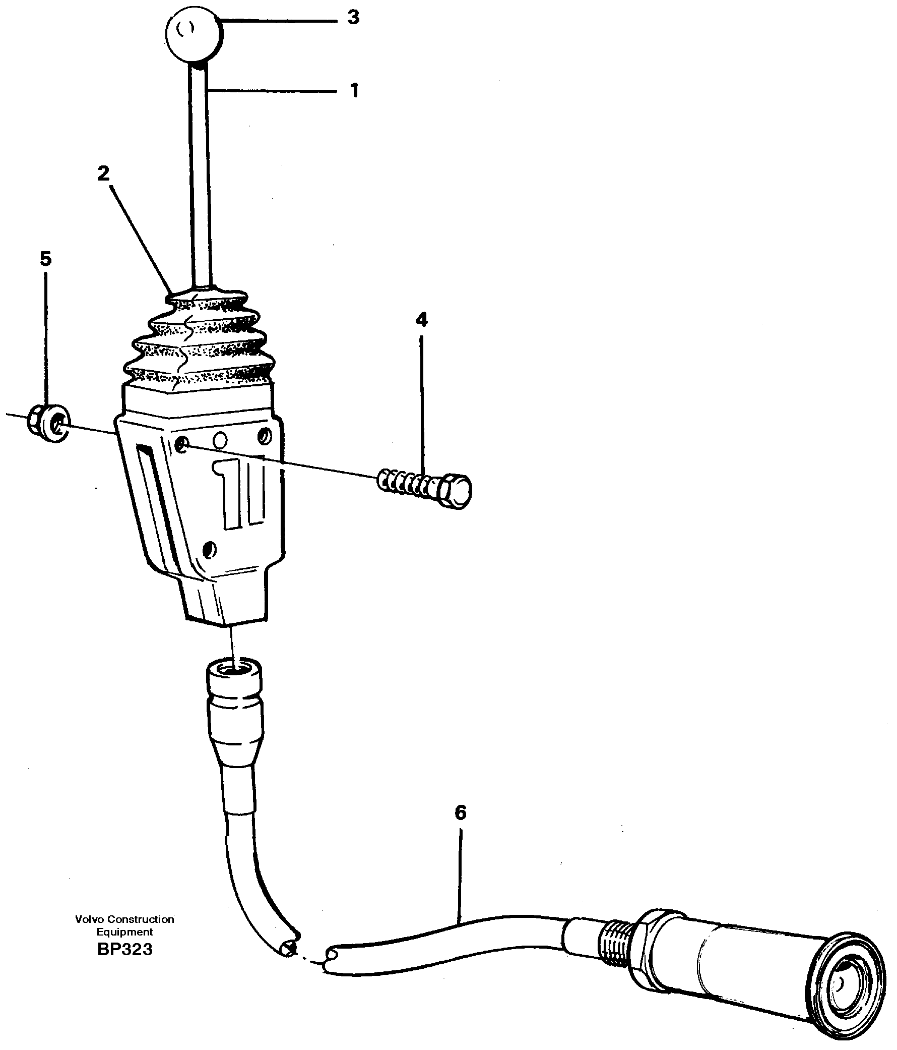 Схема запчастей Volvo A30C - 82788 Tip control A30C