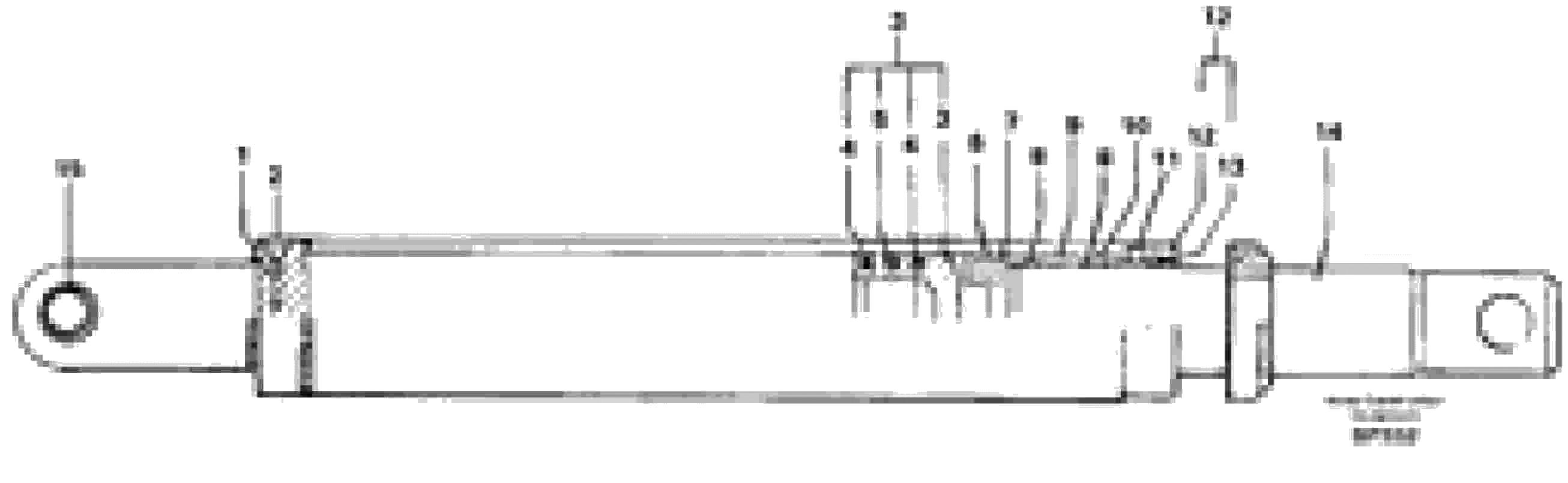 Схема запчастей Volvo A30C - 36078 Gas spring A30C