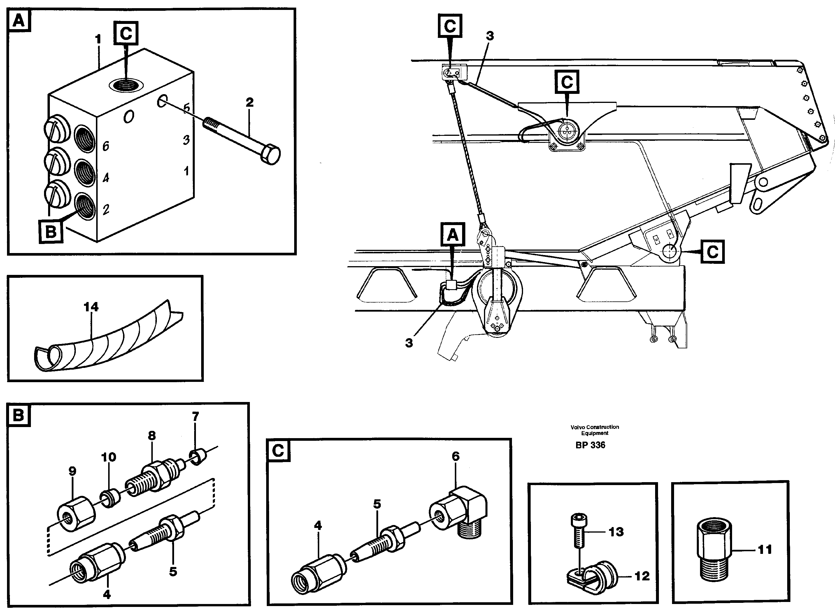 Схема запчастей Volvo A30C - 22067 Central lubrication A30C