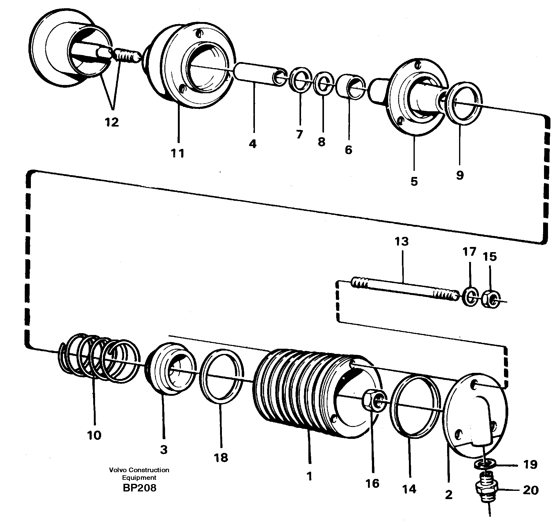 Схема запчастей Volvo A30C - 31530 Exhaust pressure regulator A30C