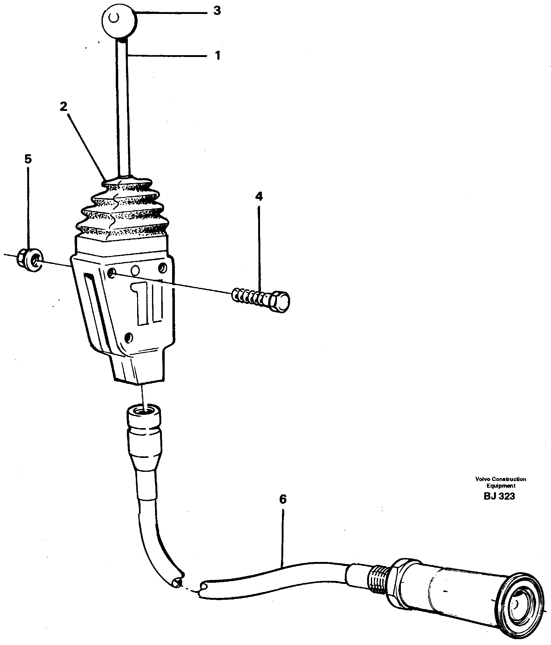 Схема запчастей Volvo A30C - 88284 Tip control A30C VOLVO BM VOLVO BM A30C SER NO - 2320/- 2275, USA