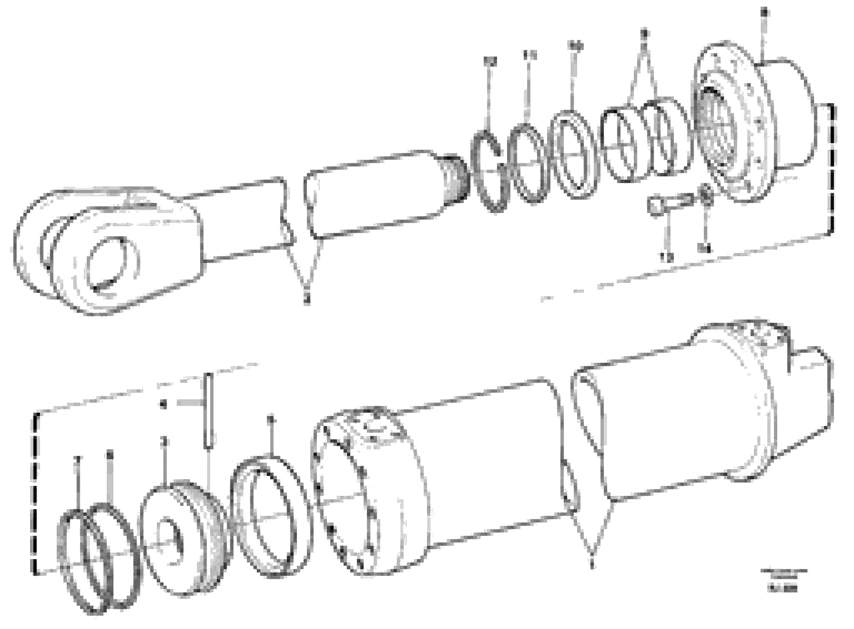 Схема запчастей Volvo A30C - 21940 Цилиндр подъемный A30C VOLVO BM VOLVO BM A30C SER NO - 2320/- 2275, USA
