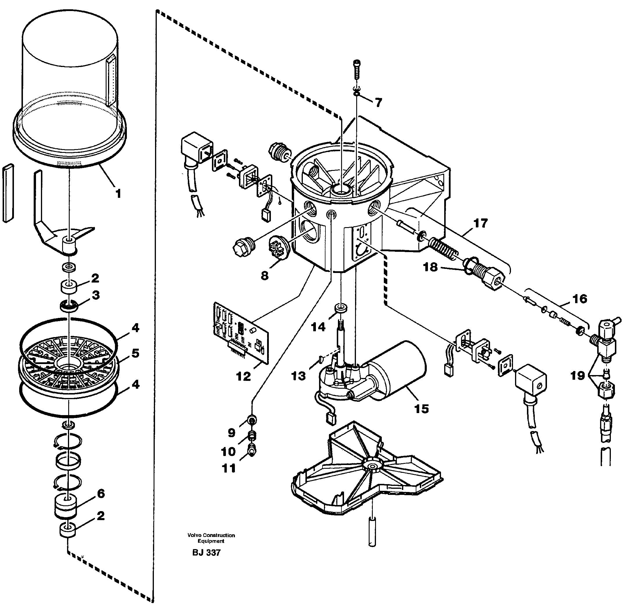 Схема запчастей Volvo A30C - 56745 Насос A30C VOLVO BM VOLVO BM A30C SER NO - 2320/- 2275, USA