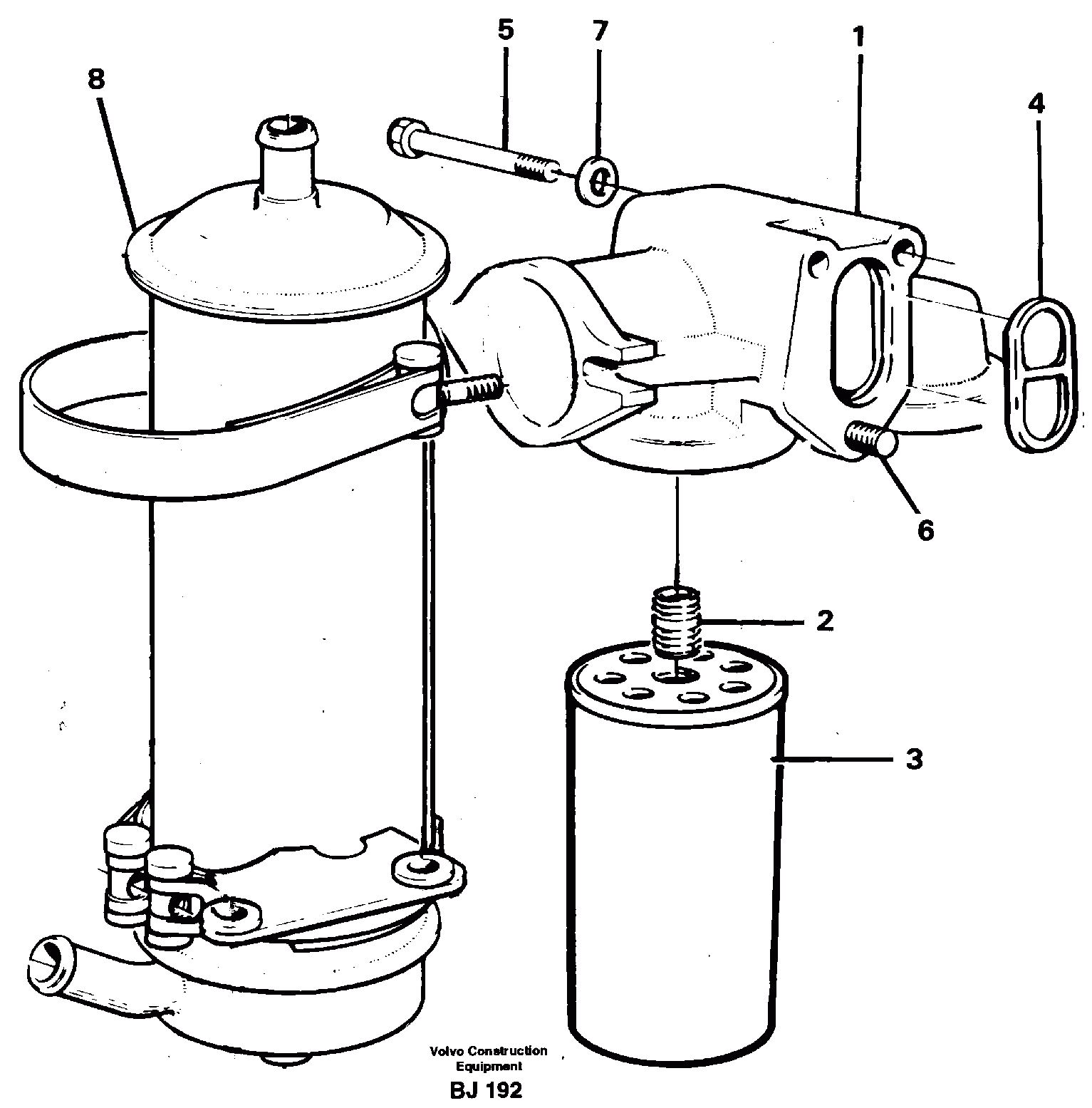 Схема запчастей Volvo A30C - 27942 Фильтр масляный A30C VOLVO BM VOLVO BM A30C SER NO - 2320/- 2275, USA