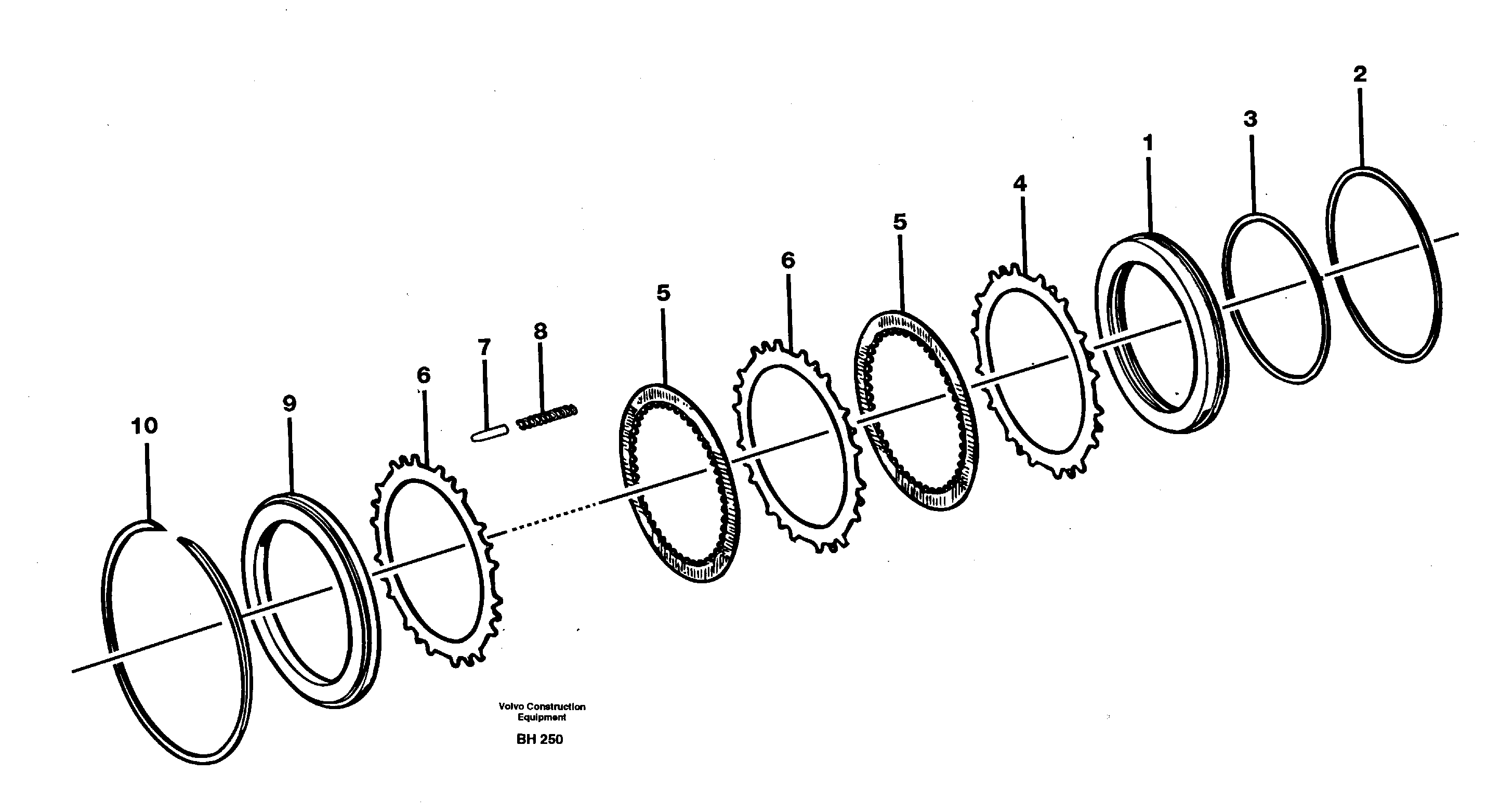 Схема запчастей Volvo A20C - 56766 Brake D A20C VOLVO BM VOLVO BM A20C SER NO - 3051