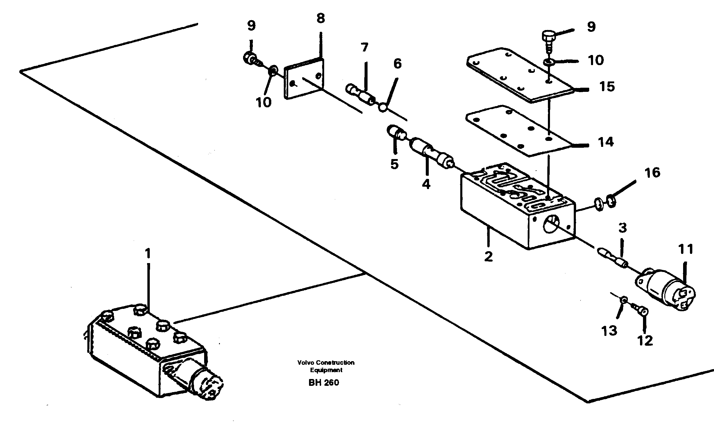 Схема запчастей Volvo A20C - 56770 Valve, circuit body and return valve A20C VOLVO BM VOLVO BM A20C SER NO - 3051