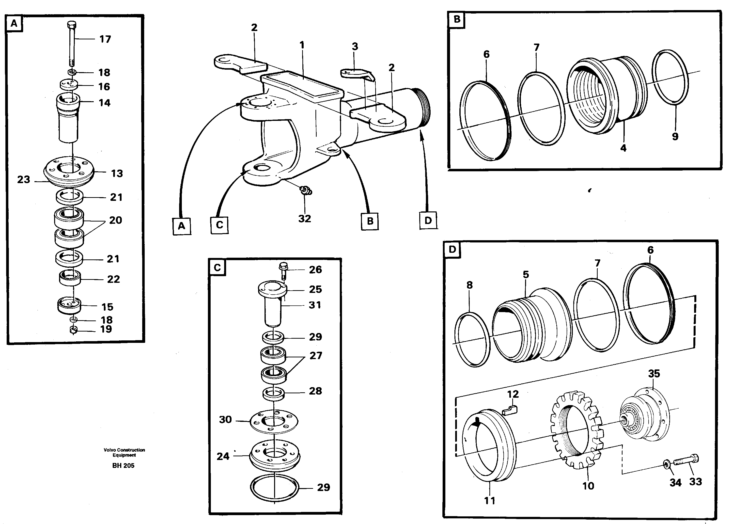 Схема запчастей Volvo A20C - 63919 Hitch A20C VOLVO BM VOLVO BM A20C SER NO - 3051