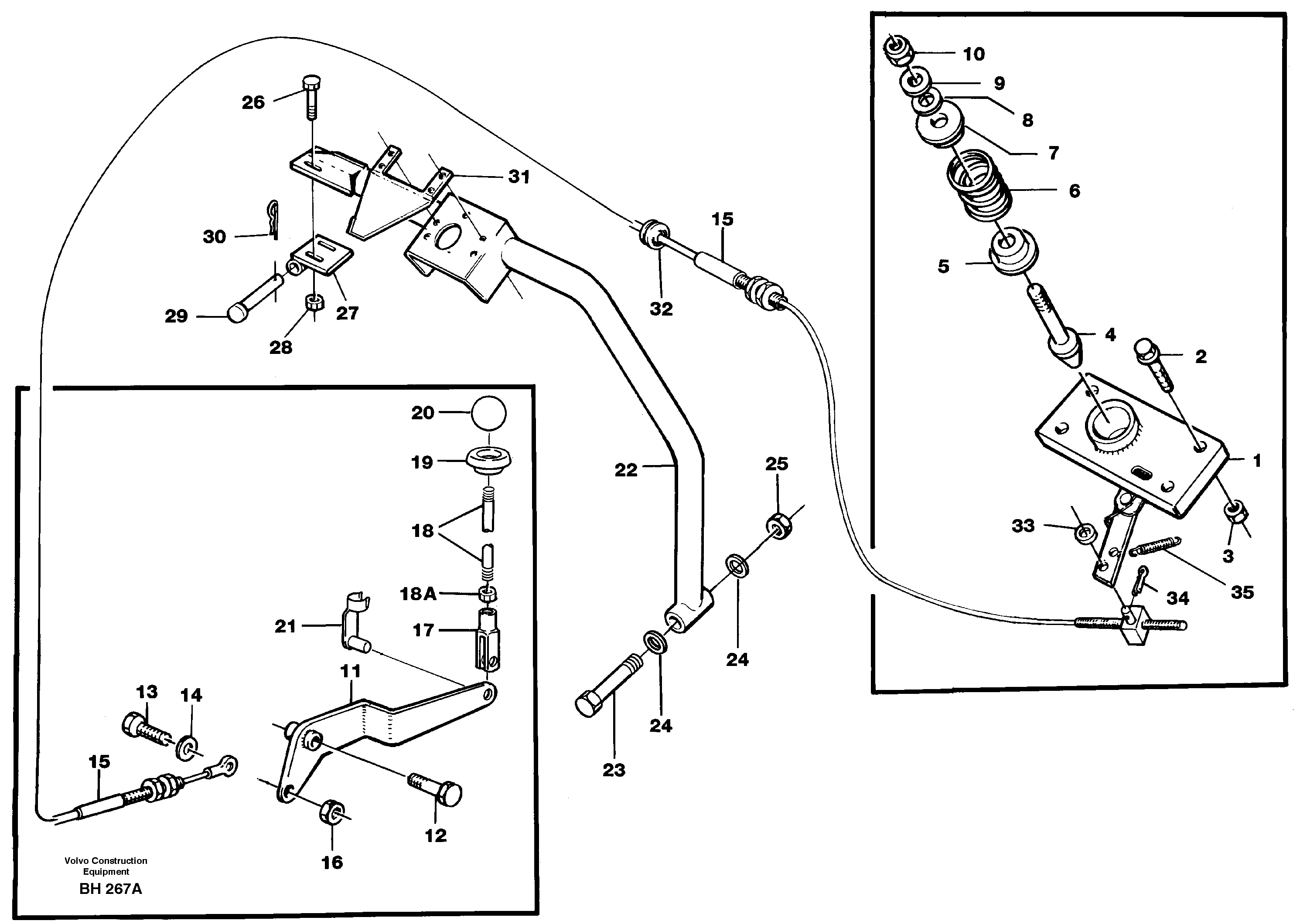 Схема запчастей Volvo A20C - 88412 Hood lock A20C VOLVO BM VOLVO BM A20C SER NO - 3051