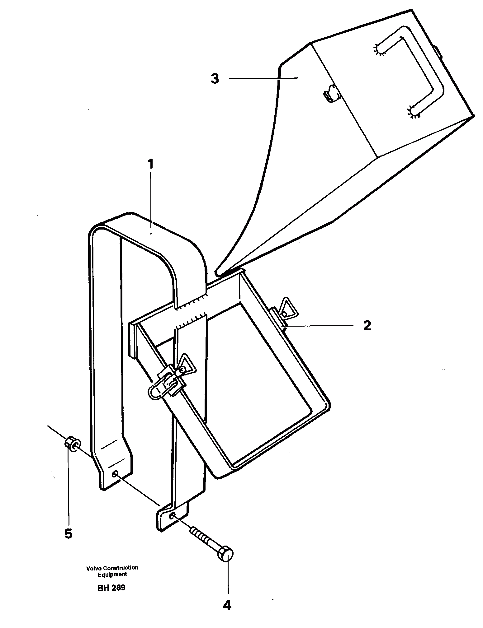 Схема запчастей Volvo A20C - 90974 Wheel chock A20C VOLVO BM VOLVO BM A20C SER NO - 3051