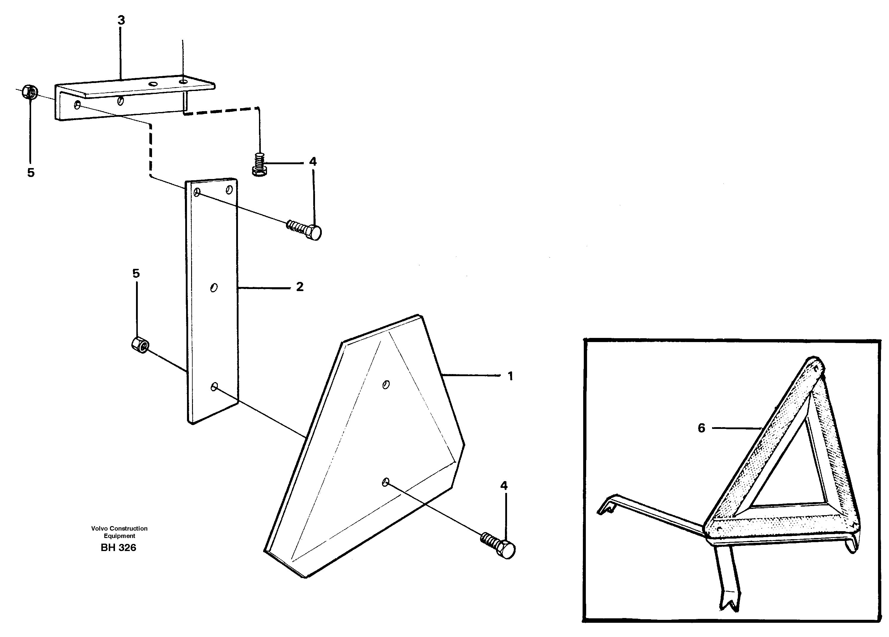 Схема запчастей Volvo A20C - 17447 Lgf Sign A20C VOLVO BM VOLVO BM A20C SER NO - 3051
