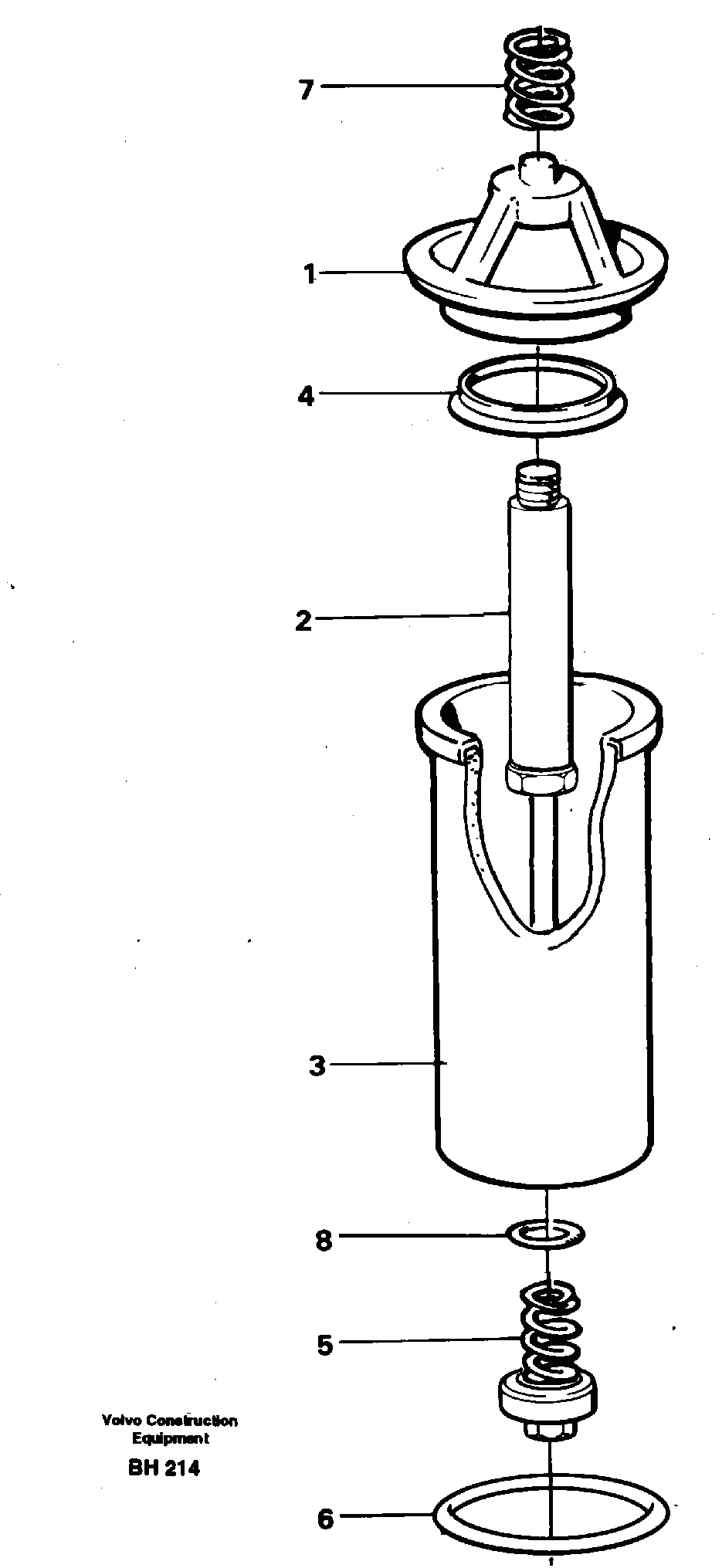 Схема запчастей Volvo A20C - 17451 Фильтр масляный A20C VOLVO BM VOLVO BM A20C SER NO - 3051