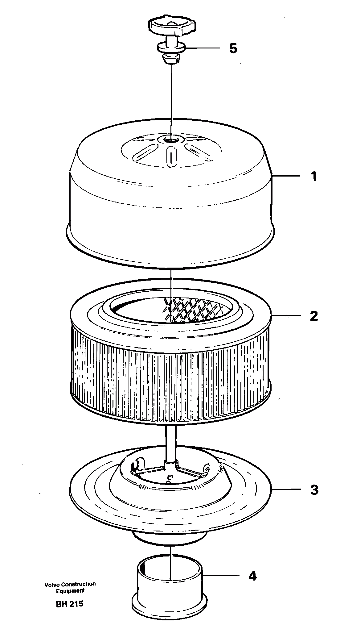 Схема запчастей Volvo A20C - 17452 Фильтр топливный A20C VOLVO BM VOLVO BM A20C SER NO - 3051