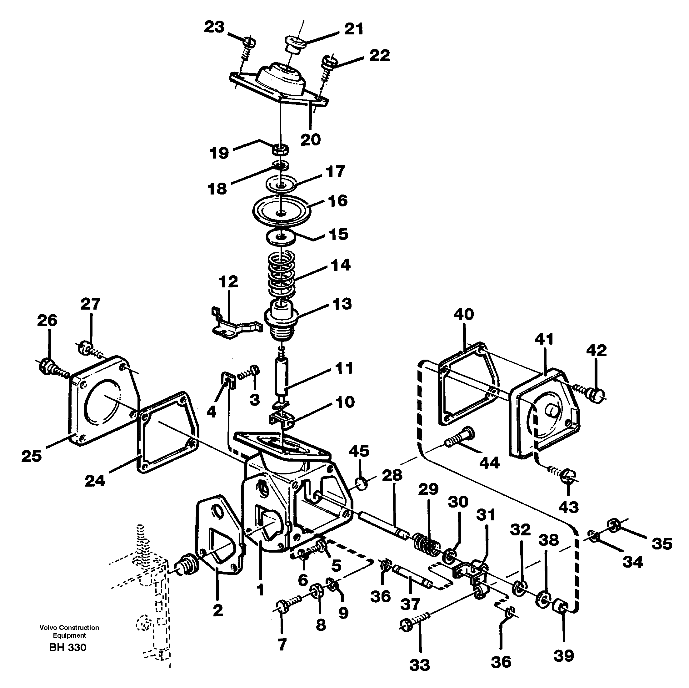 Схема запчастей Volvo A20C - 10687 Smoke limiter A20C VOLVO BM VOLVO BM A20C SER NO - 3051