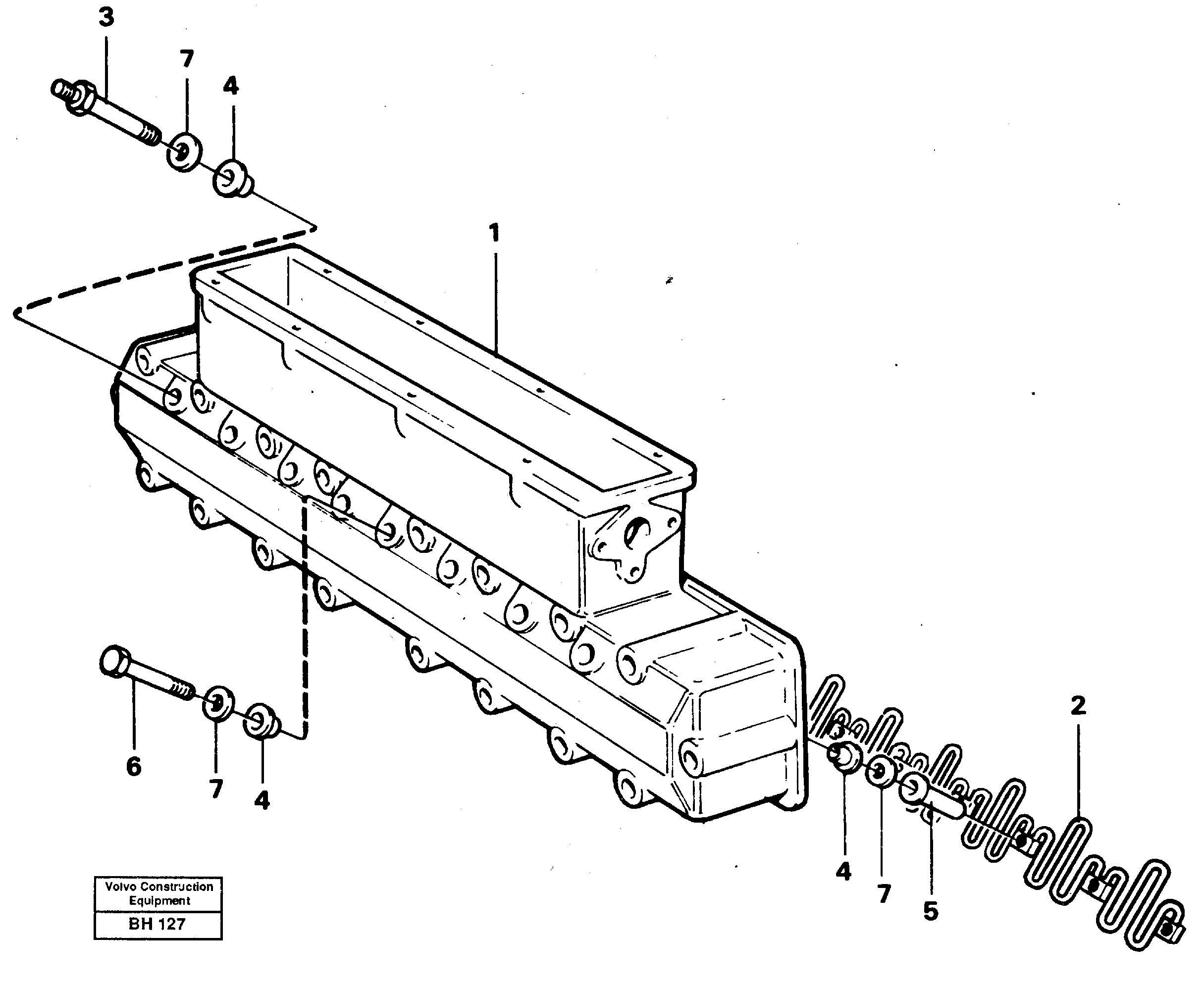 Схема запчастей Volvo A20C - 6231 Inlet manifold A20C VOLVO BM VOLVO BM A20C SER NO - 3051