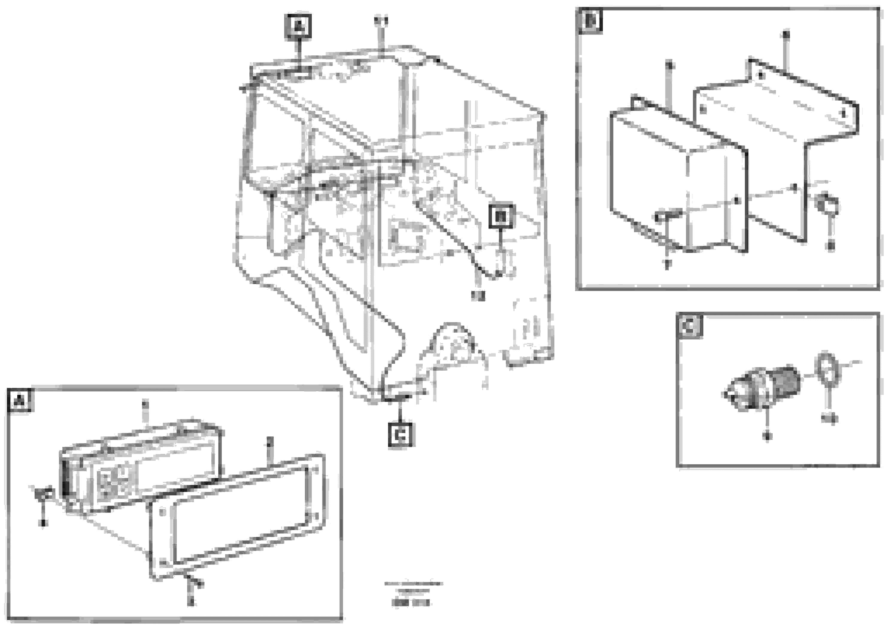 Схема запчастей Volvo A20C - 80972 Display panel A20C SER NO 3052-