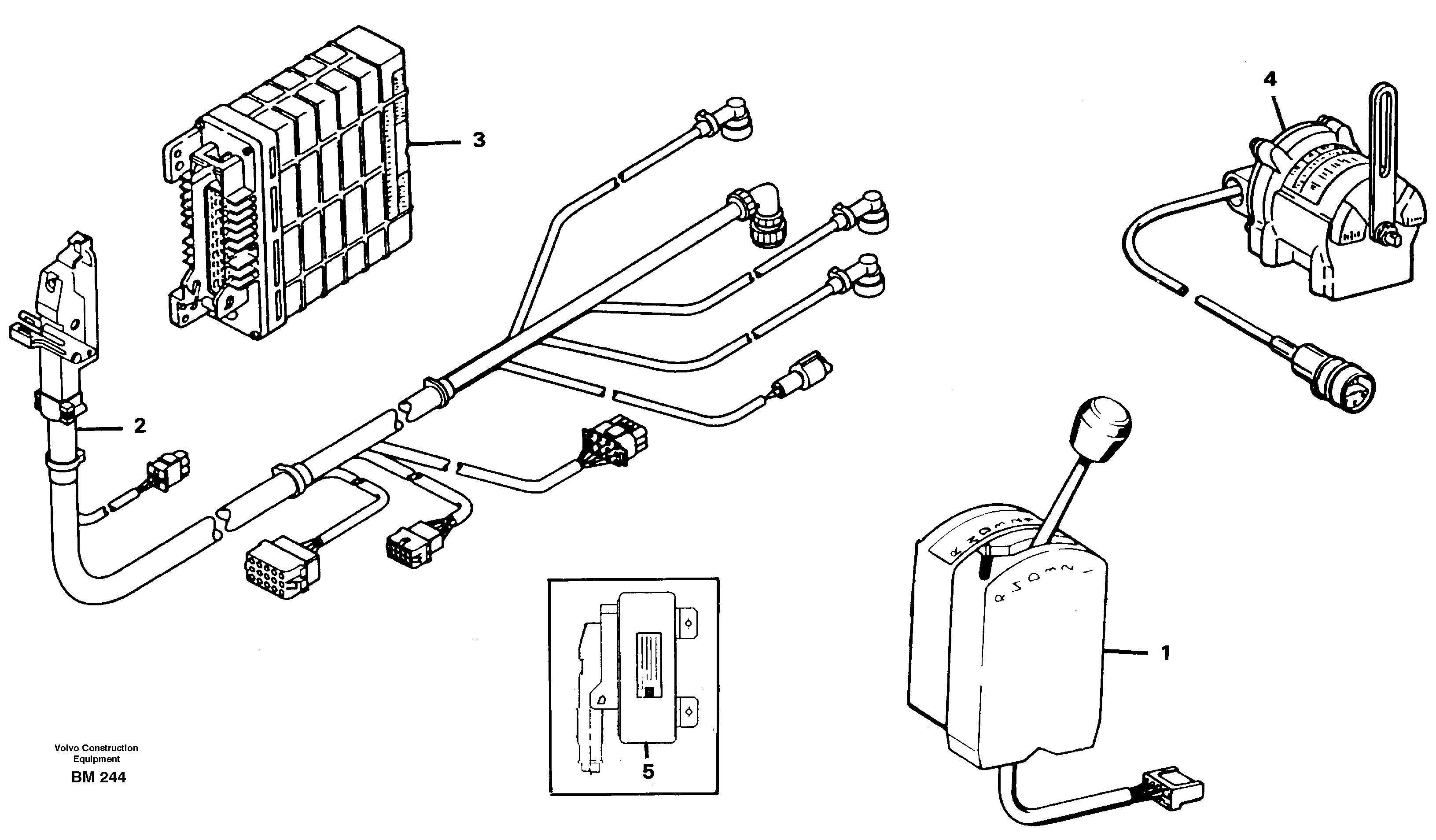 Схема запчастей Volvo A20C - 24734 Peripherie parts A20C SER NO 3052-