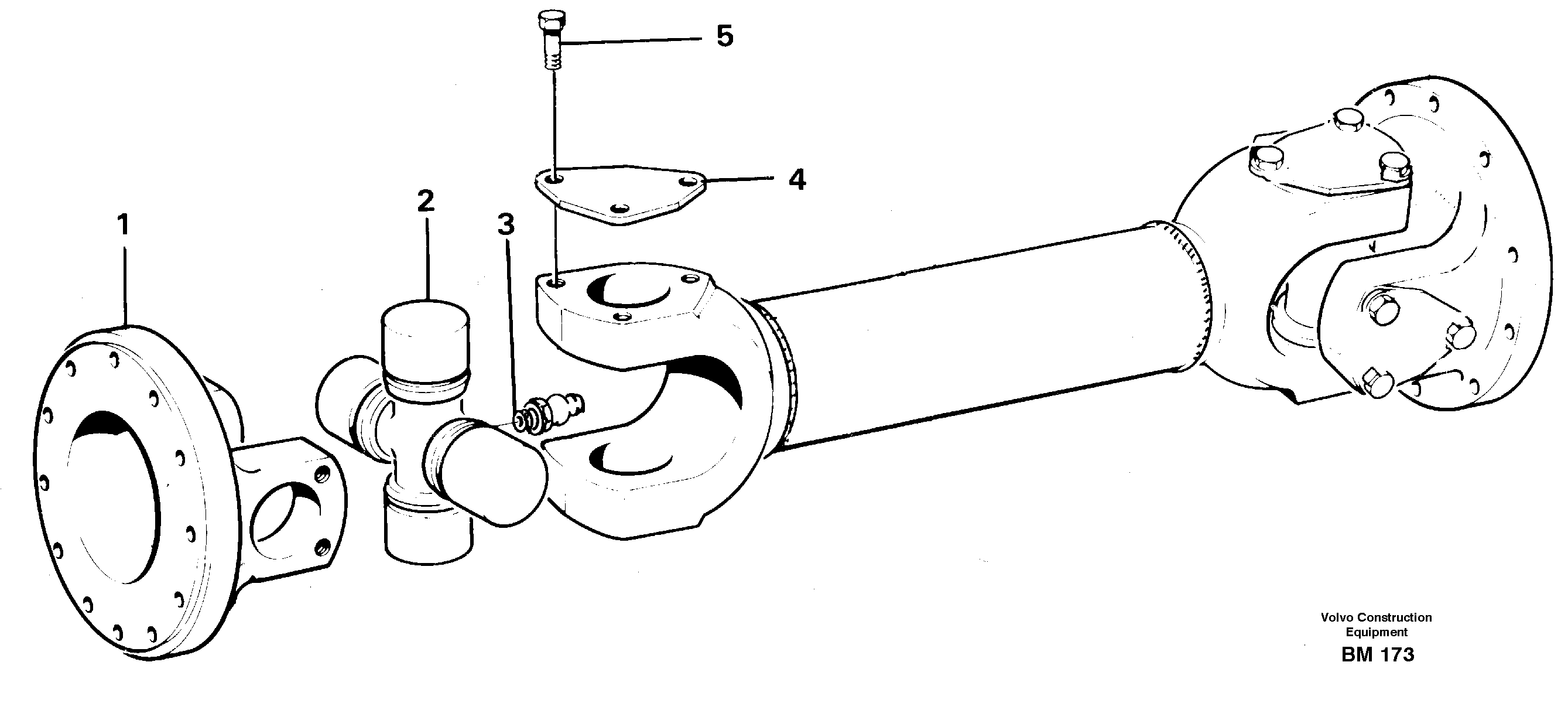 Схема запчастей Volvo A20C - 24738 Вал карданный A20C SER NO 3052-