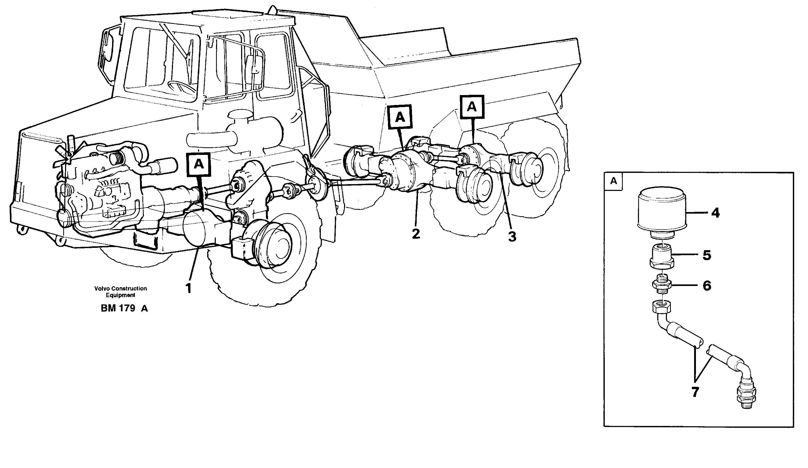 Схема запчастей Volvo A20C - 24739 Planet axels A20C SER NO 3052-