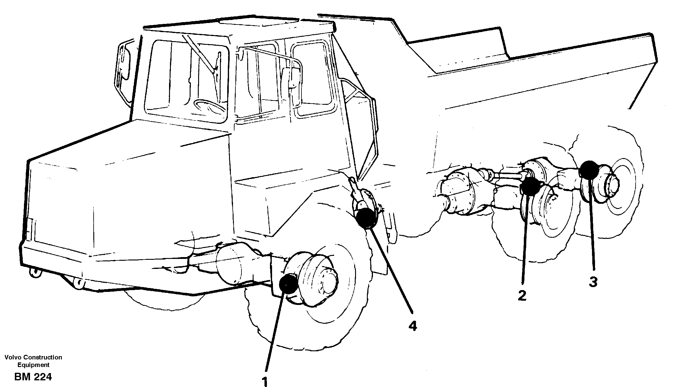 Схема запчастей Volvo A20C - 24743 Brakes A20C SER NO 3052-
