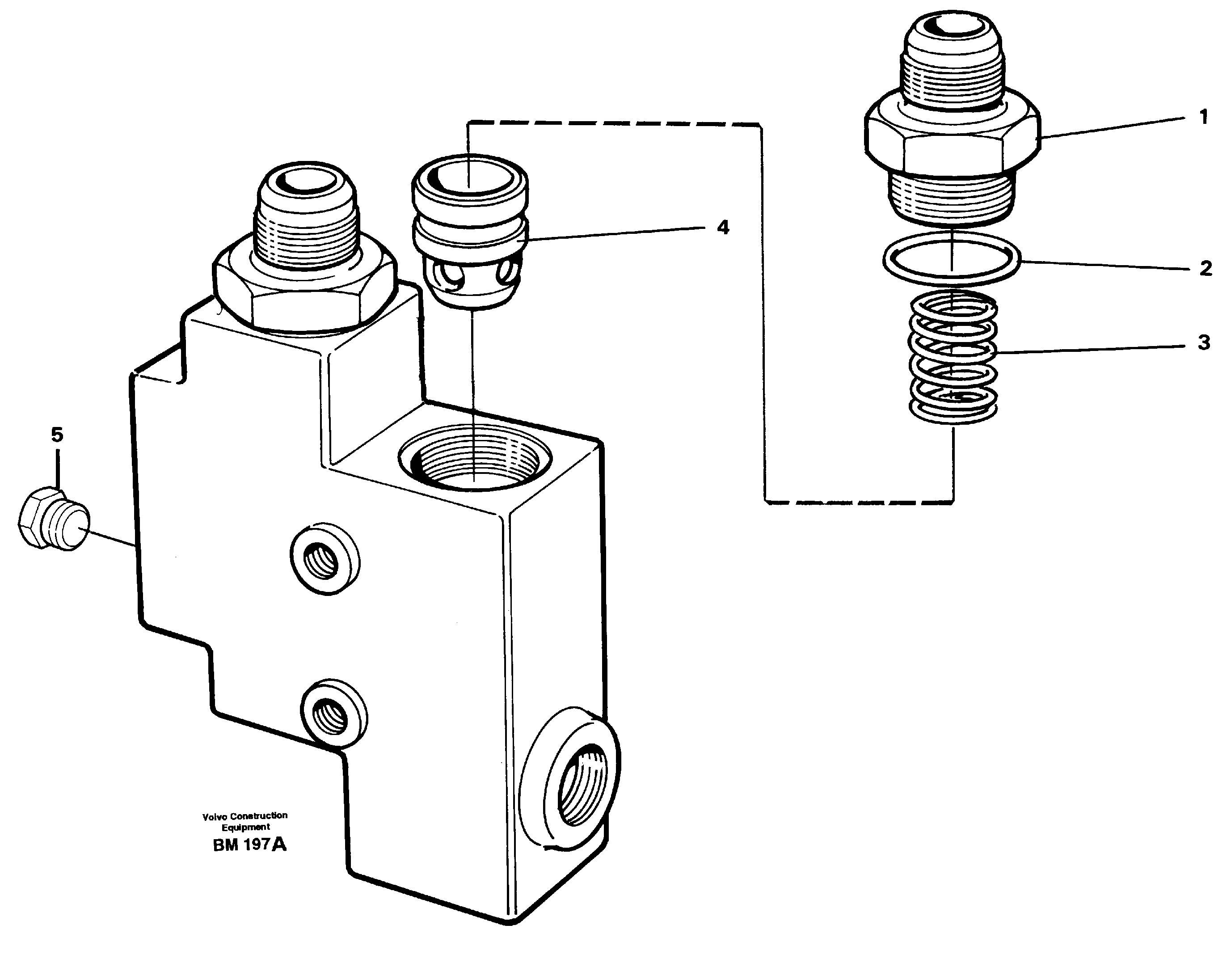 Схема запчастей Volvo A20C - 23090 Клапан обратный A20C SER NO 3052-