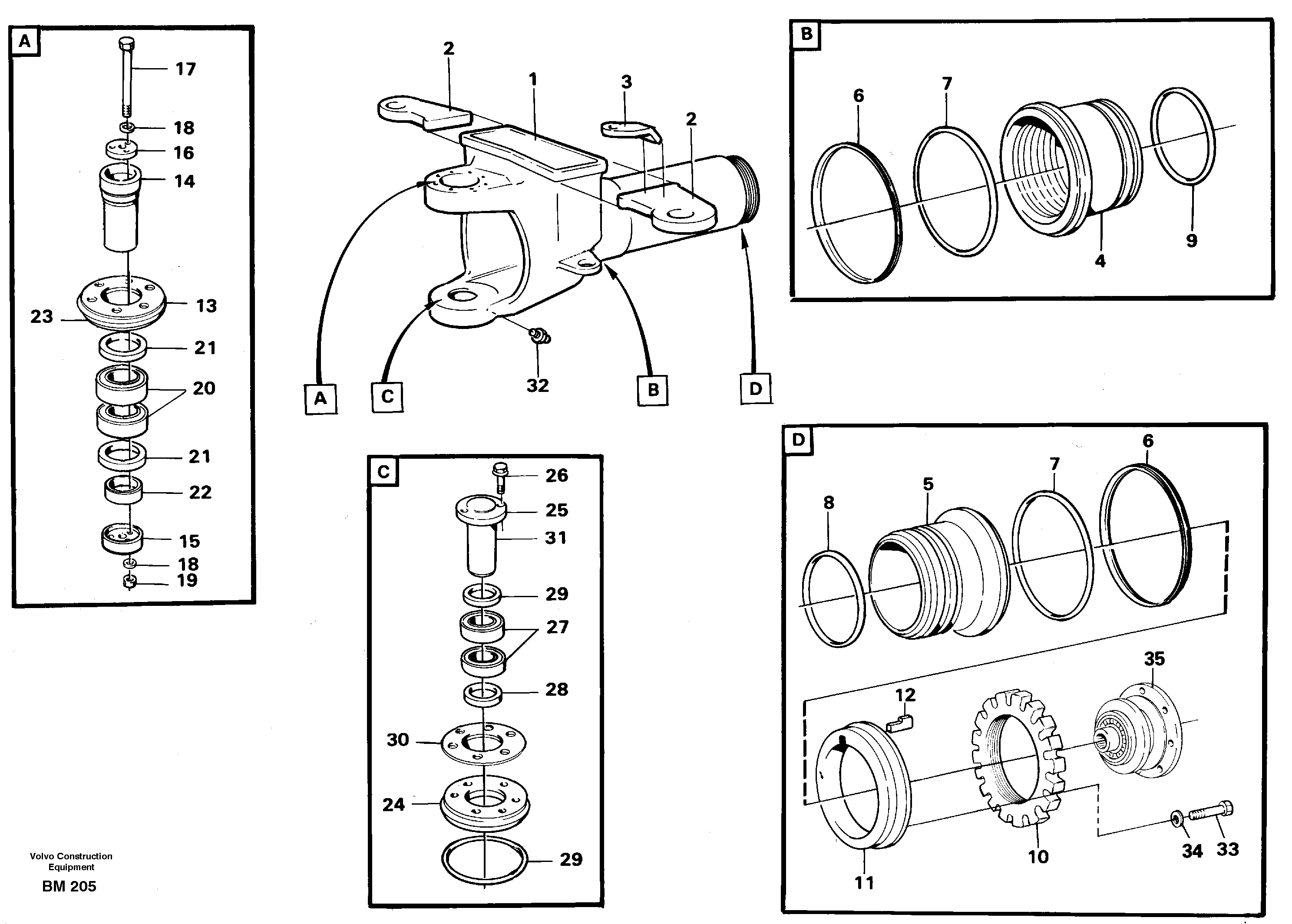 Схема запчастей Volvo A20C - 66295 Hitch A20C SER NO 3052-